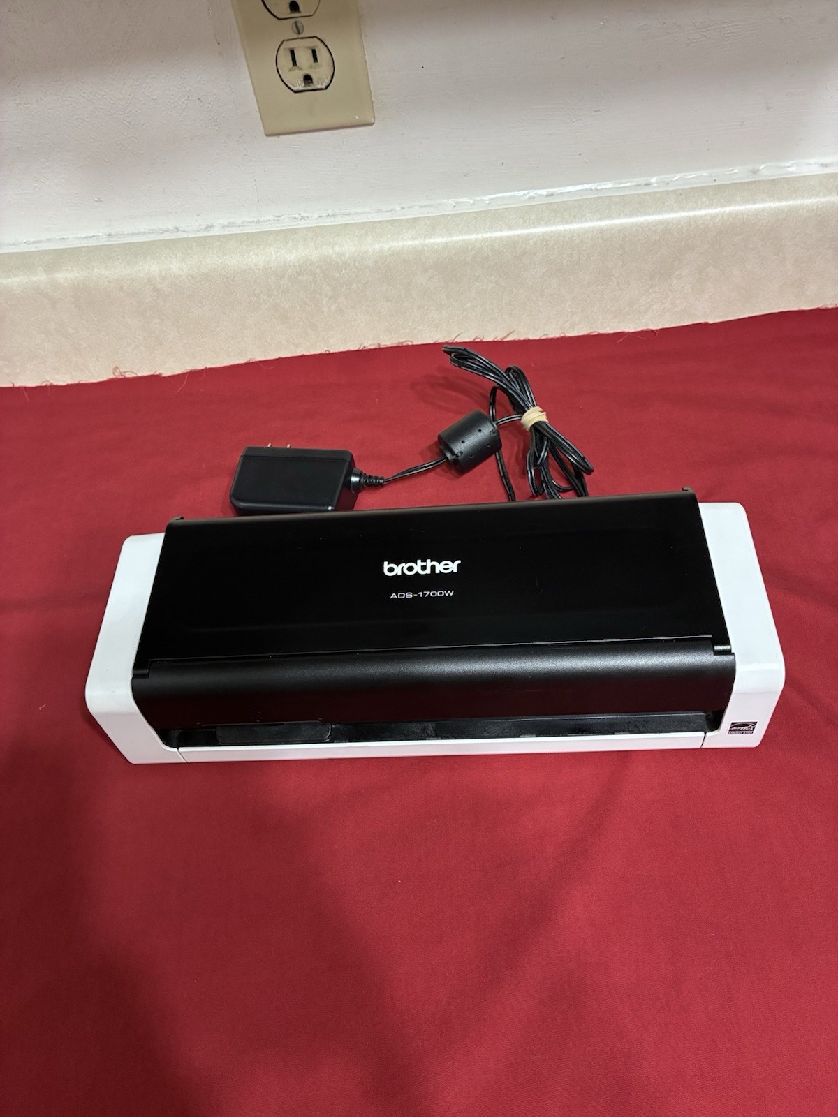 Brother ADS-1700W Compact Wireless Desktop Scanner  W/Power Cord