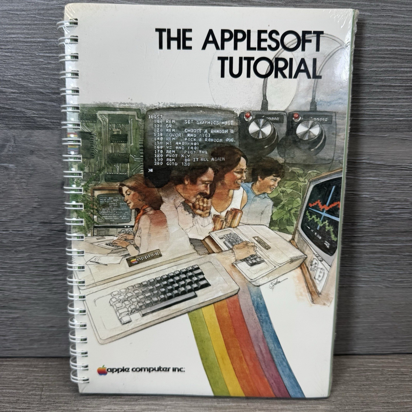1981 The Applesoft Tutorial Manual Apple Computer Book - New Sealed