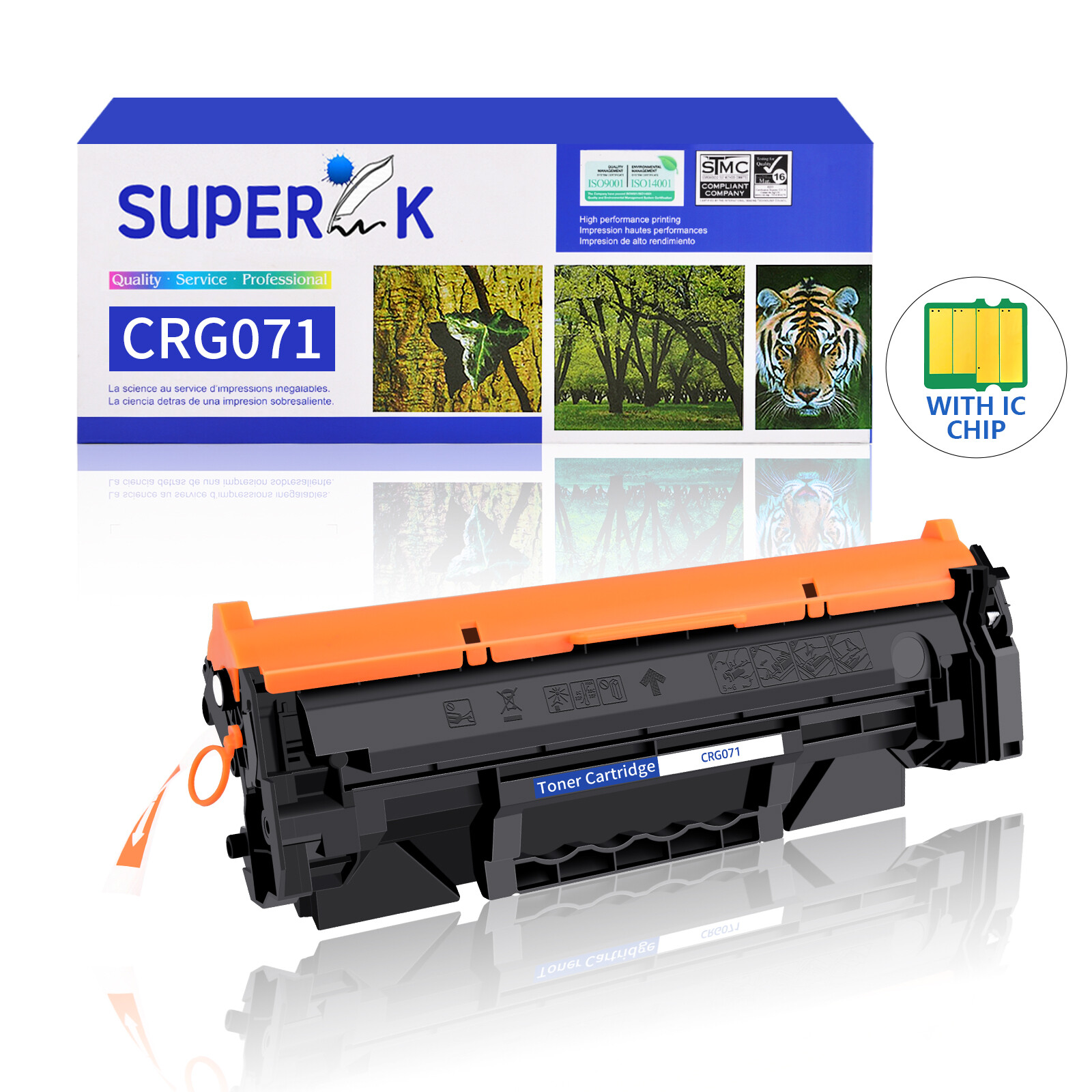 GREENCYCLE Compatible for Canon CRG071 Toner Lot for imageCLASS LBP122 LBP120