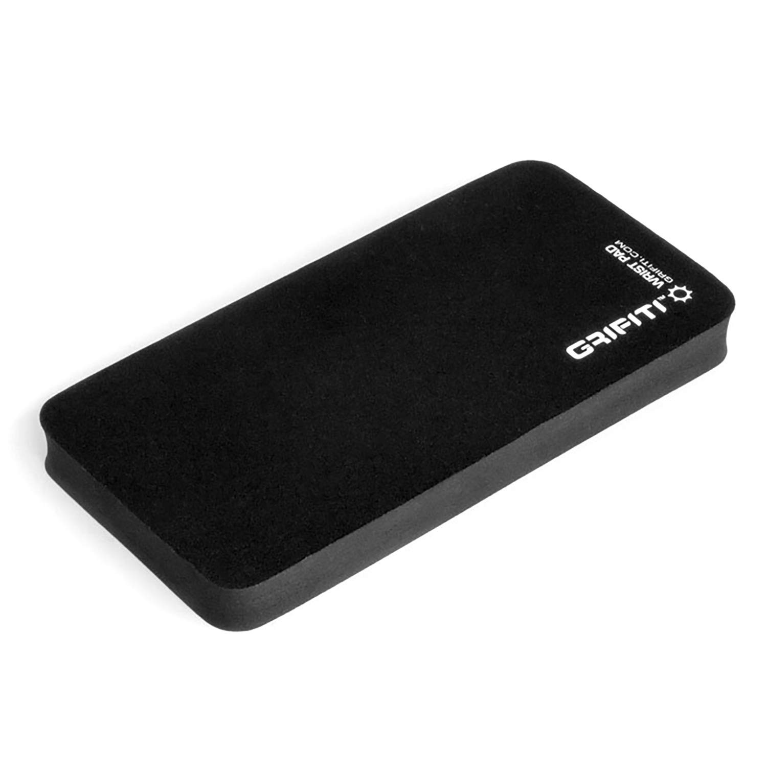 GRIFITI Fat Wrist Pad 8" x 4" x 0.75" inches x x 0.75", Black Nylon
