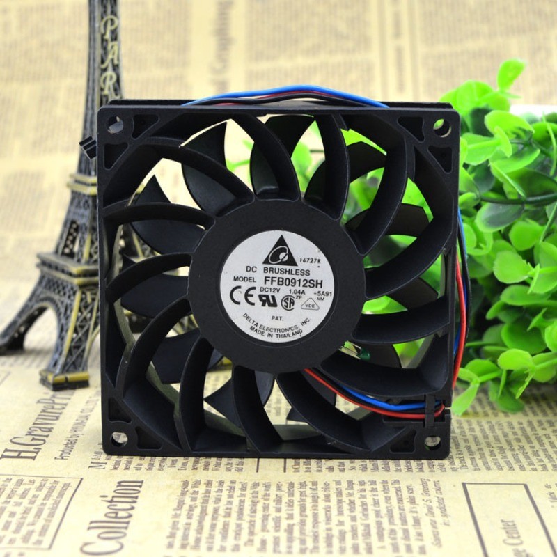 For Delta FFB0912SH 90*90*25MM 9CM 12V 1.04A 3Pin Cooling Fan