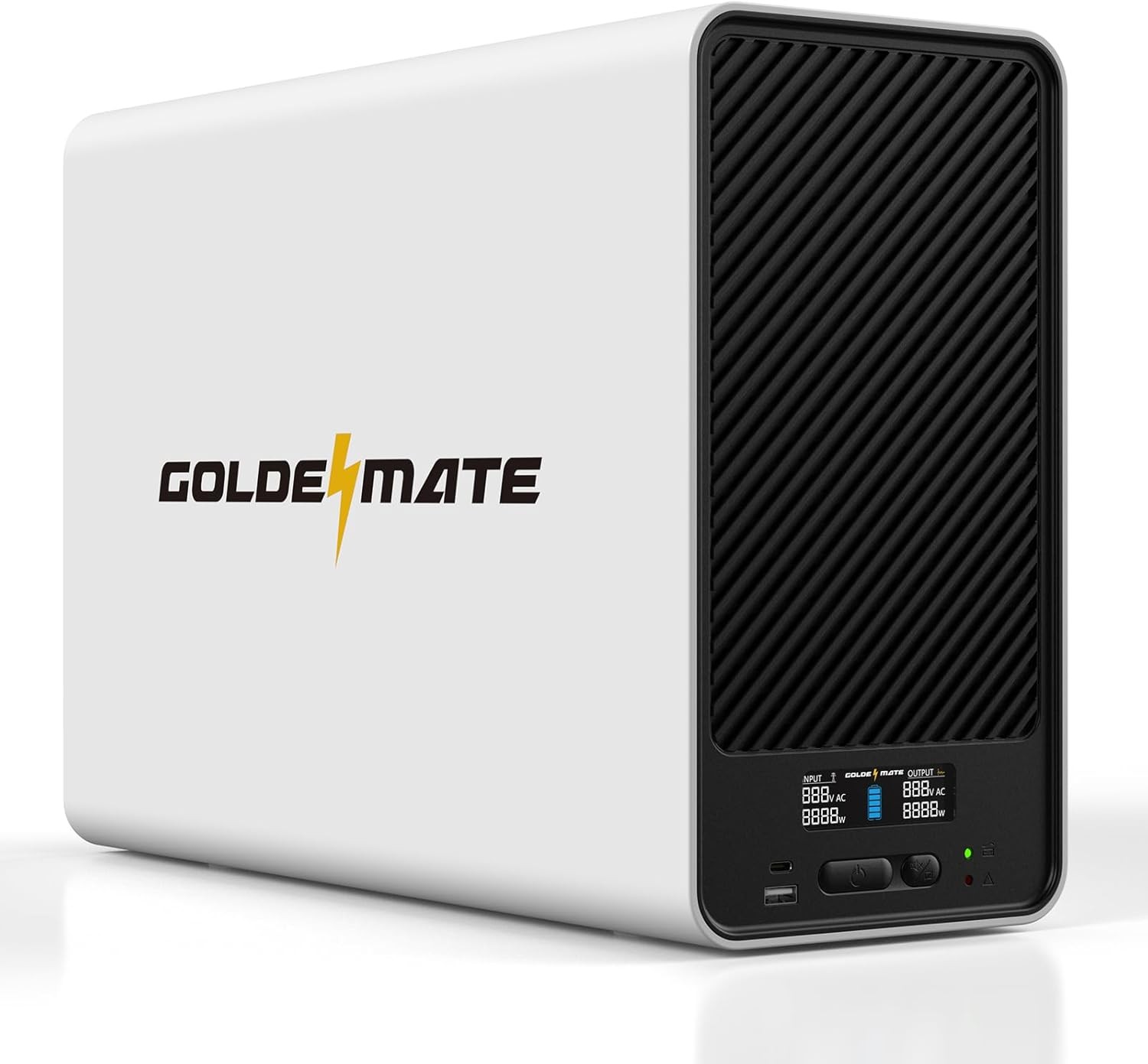 GOLDENMATE 1500VA LiFePO4 UPS 1000W Battery Backup Pure Sine Wave for Gaming PC