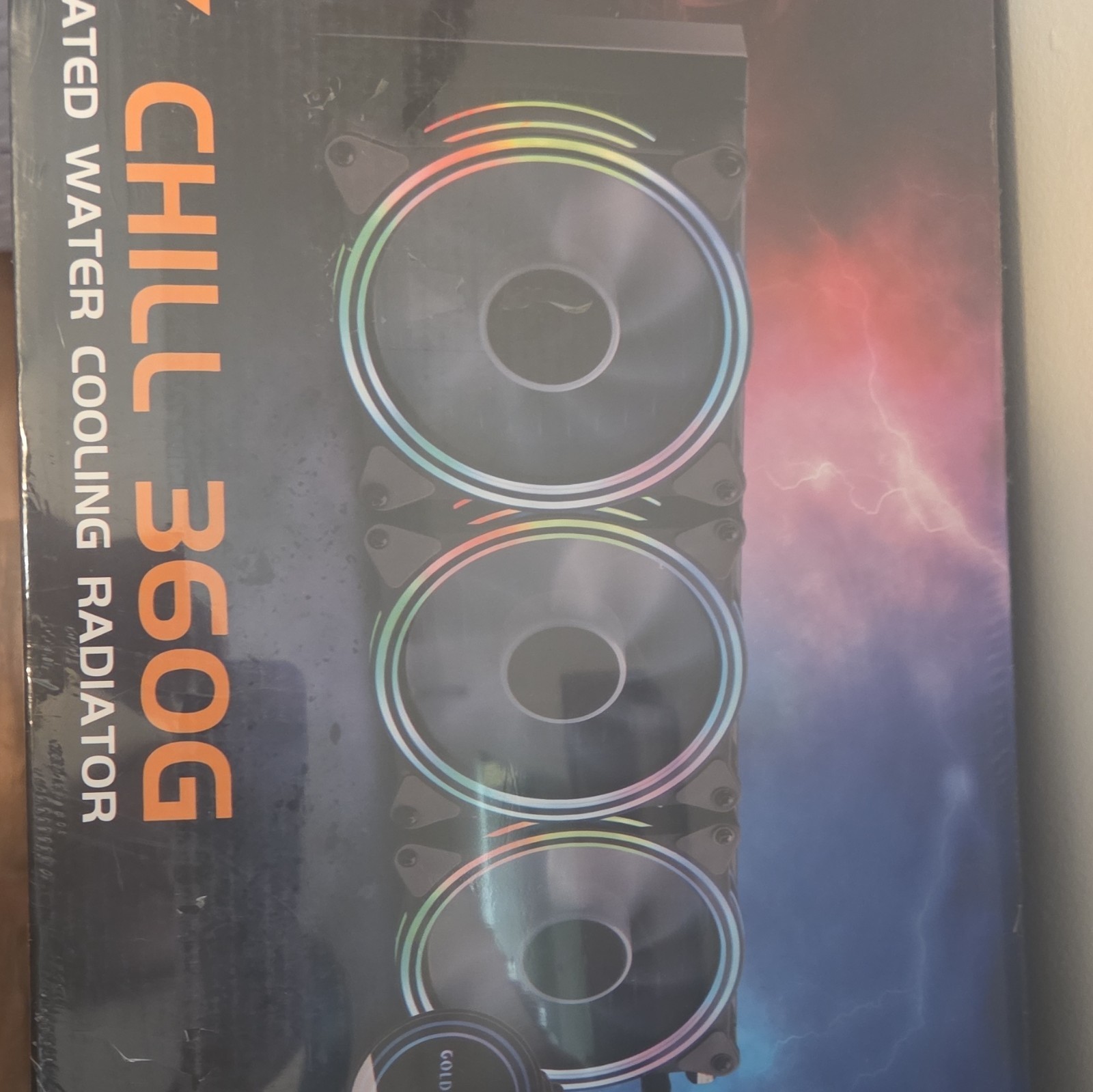 GOLDEN FIELD ICY CHILL 360G 360mm Liquid CPU Cooler ARGB 3x120mm Black AM4/LGA