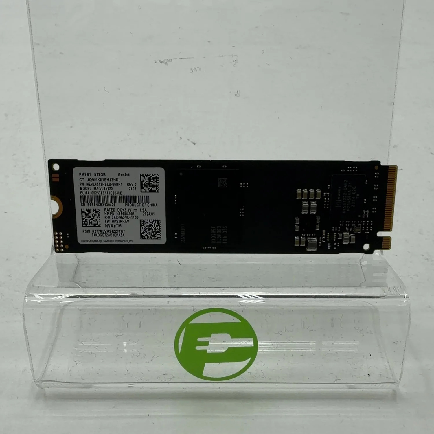 Samsung 2280mm PM9B1 512GB M.2 NVMe Gen 4.0 x 4 SSD MZ-VL45120