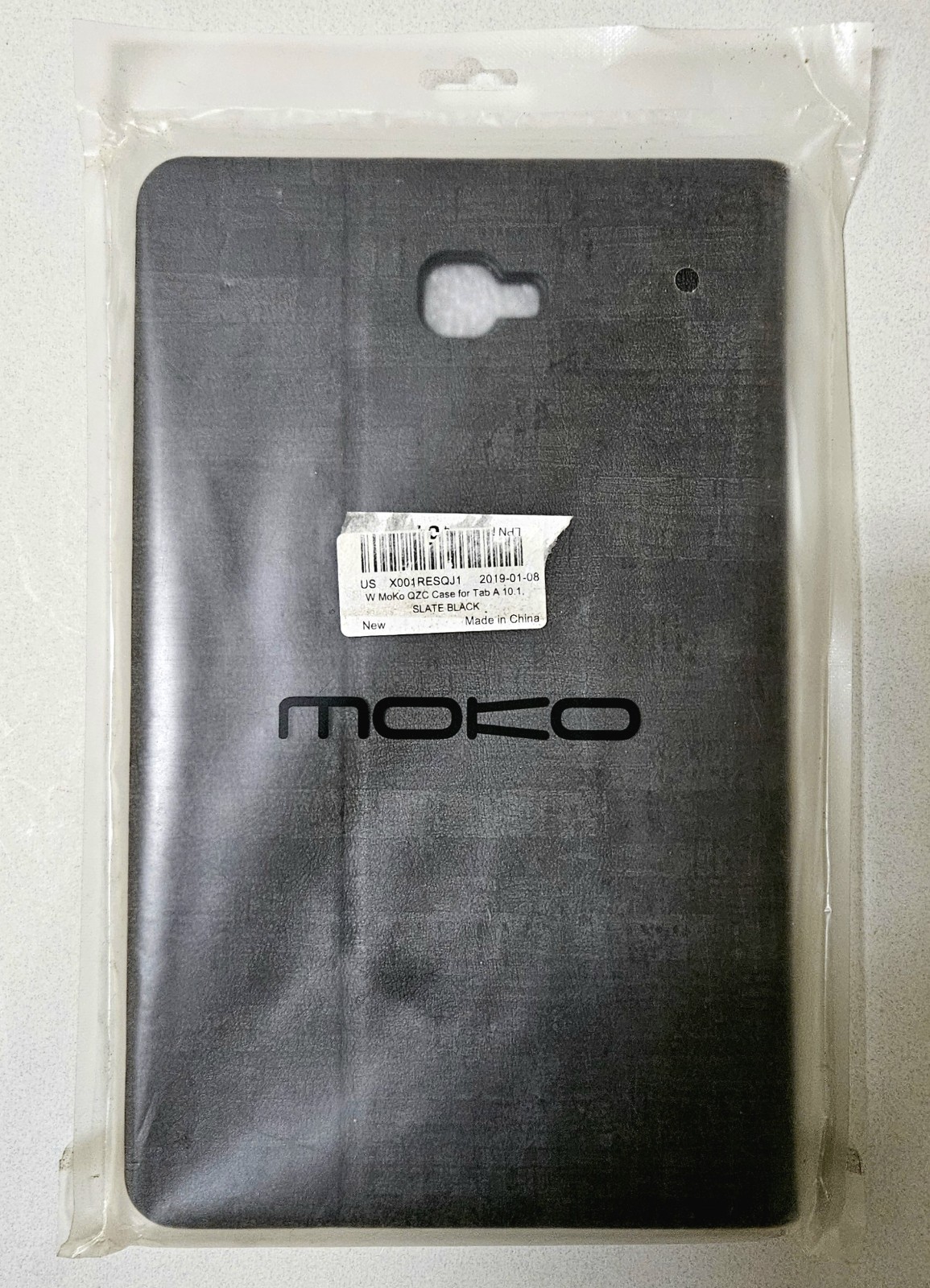 MoKo Tablet Folio Cover Case for Samsung Galaxy Tab A 10.1" Slate Black New Open