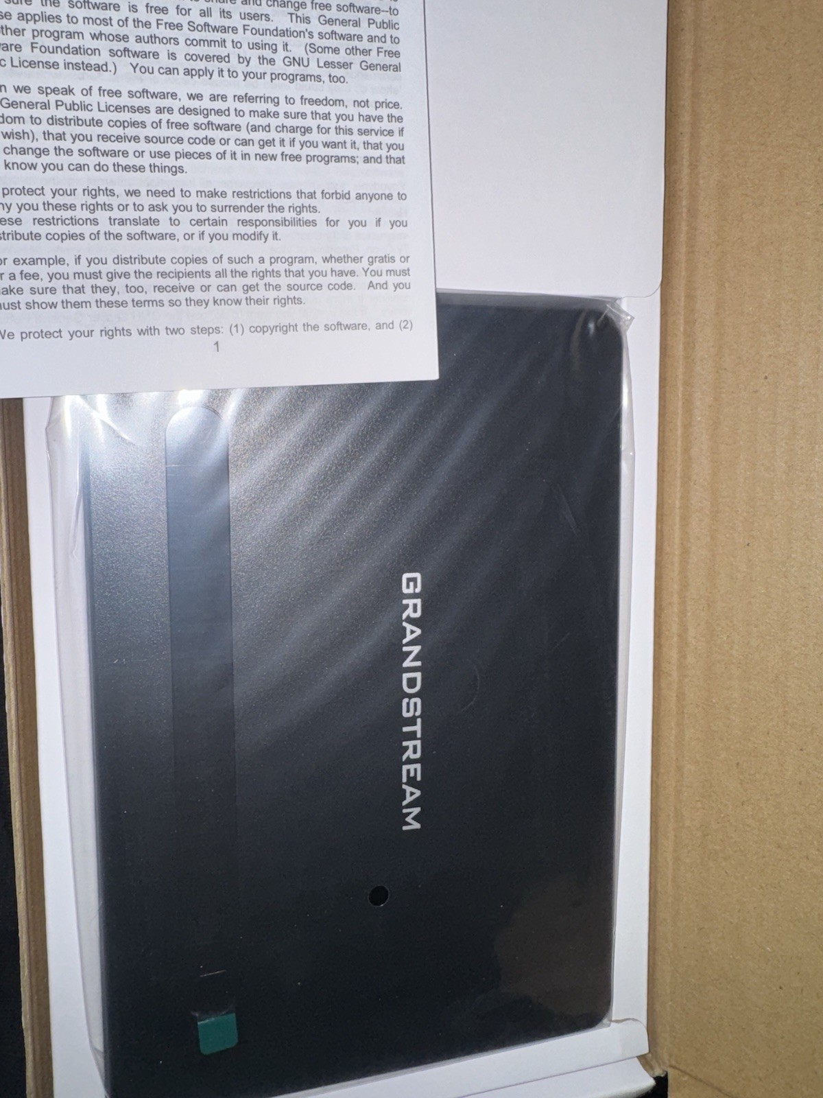Grandstream Networks HT818 VoIP Telephone Adapter