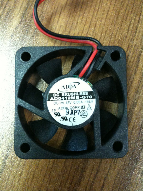 ADDA AD0412MB-G70 1.5" x 7/16" Fan 0.08A 12V DC 2pin