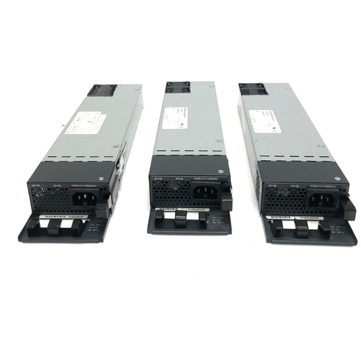 Lot of 3 Delta EDPS-1100AB 1100W AC Power Supply PWR-C1-1100WAC For Cisco