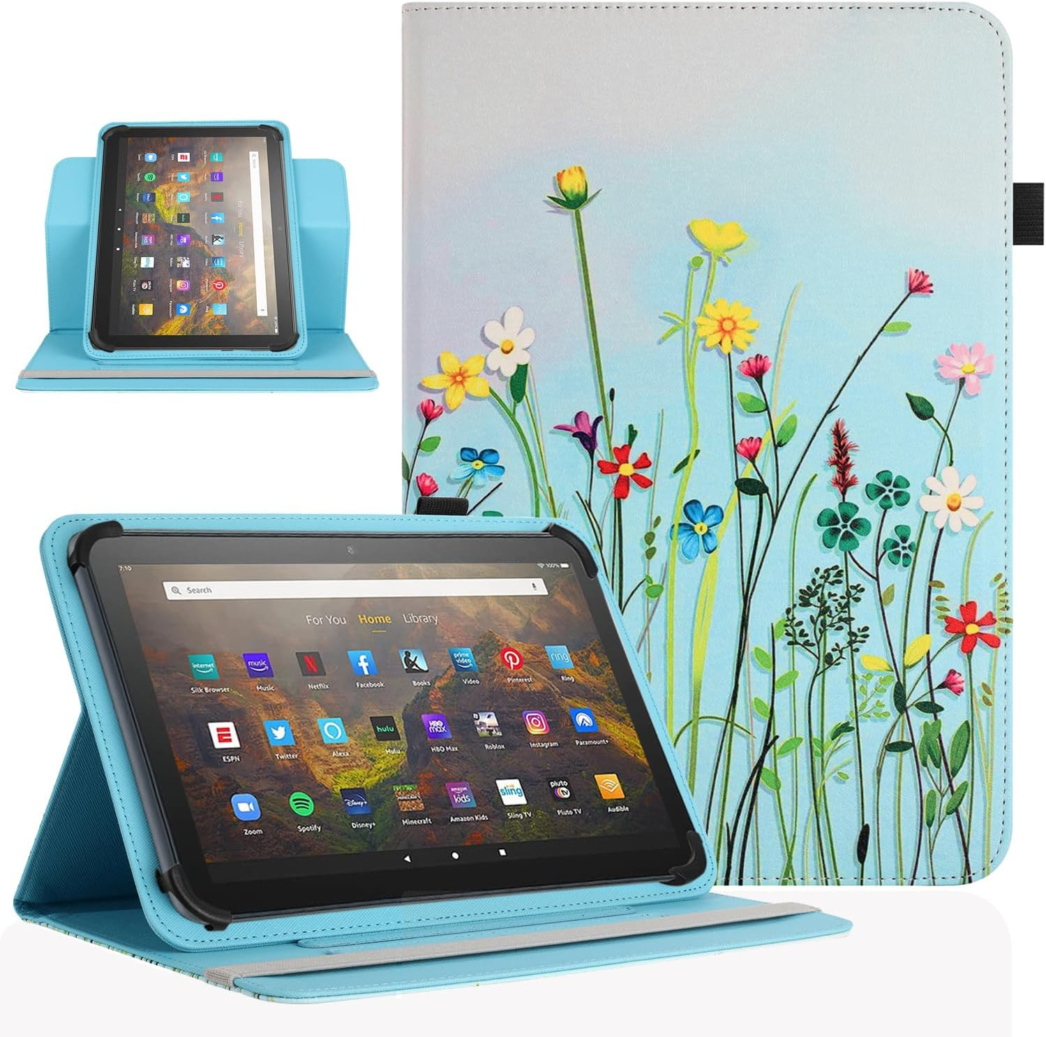 Universal 10 10.1 Inch Android Tablet Case,10 Inch Tablet Case