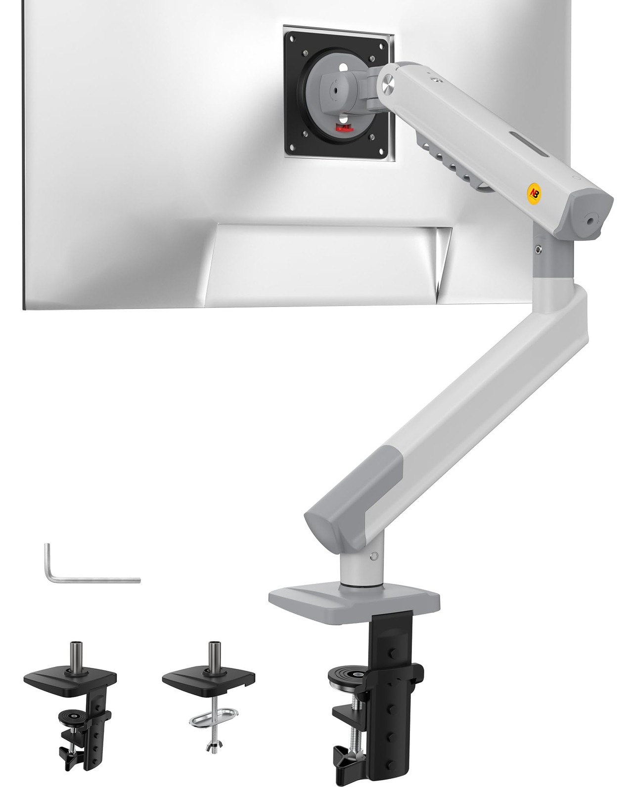 NB SmooVex Single Monitor Arm 1732 Inch Mechanical Spring Mount Up To 9 Kg