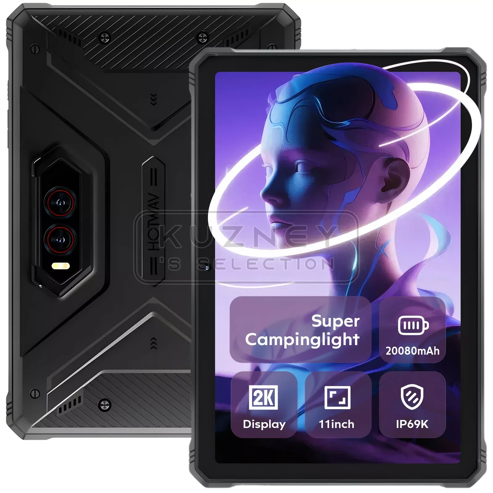 HOTWAV R9 Plus Tablet Android 14 24GB+512GB/2TB 20080mAh 11 in Rugged Tablet OTG