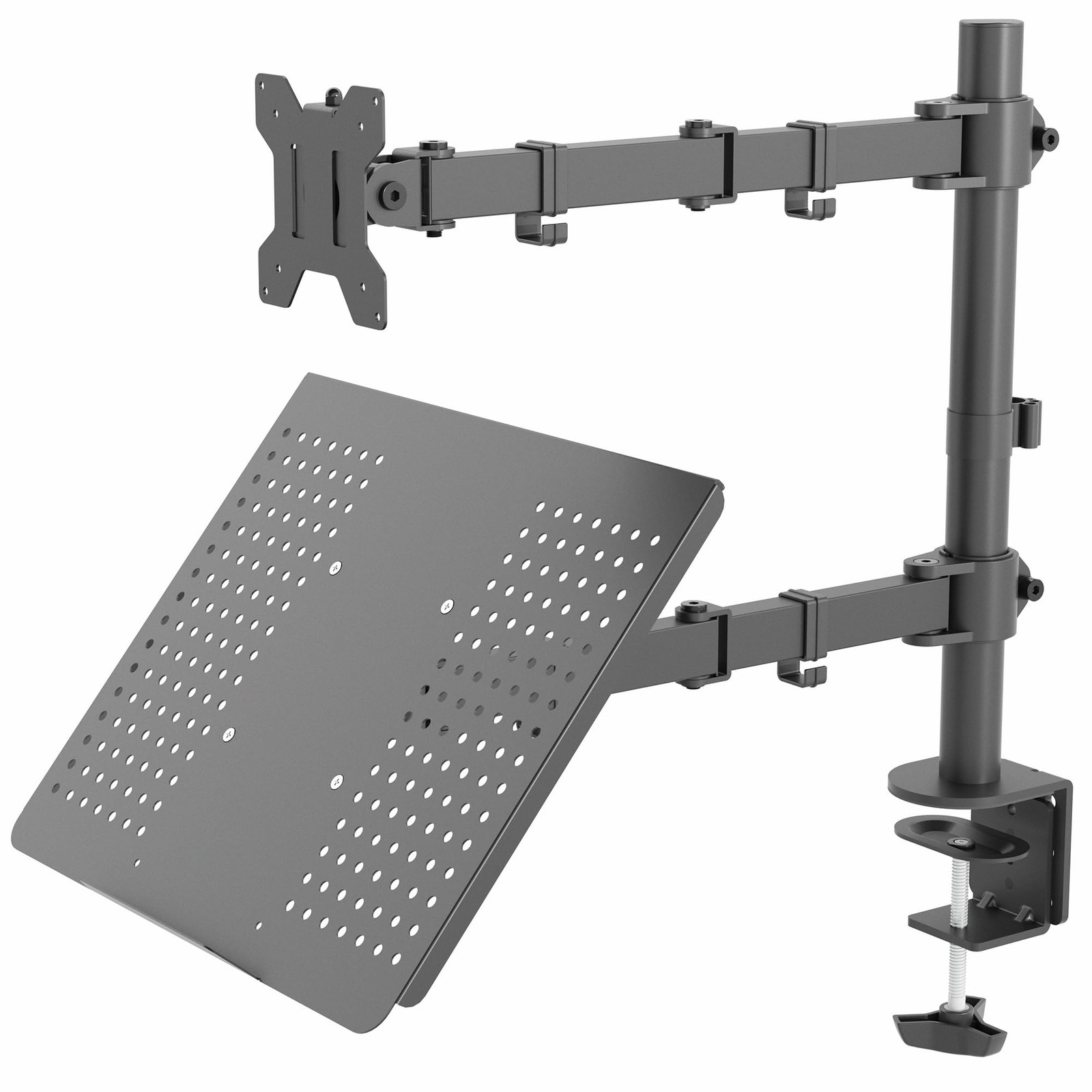 VIVO Black Fully Adjustable 13 to 32 inch Single Computer Monitor and Laptop ...