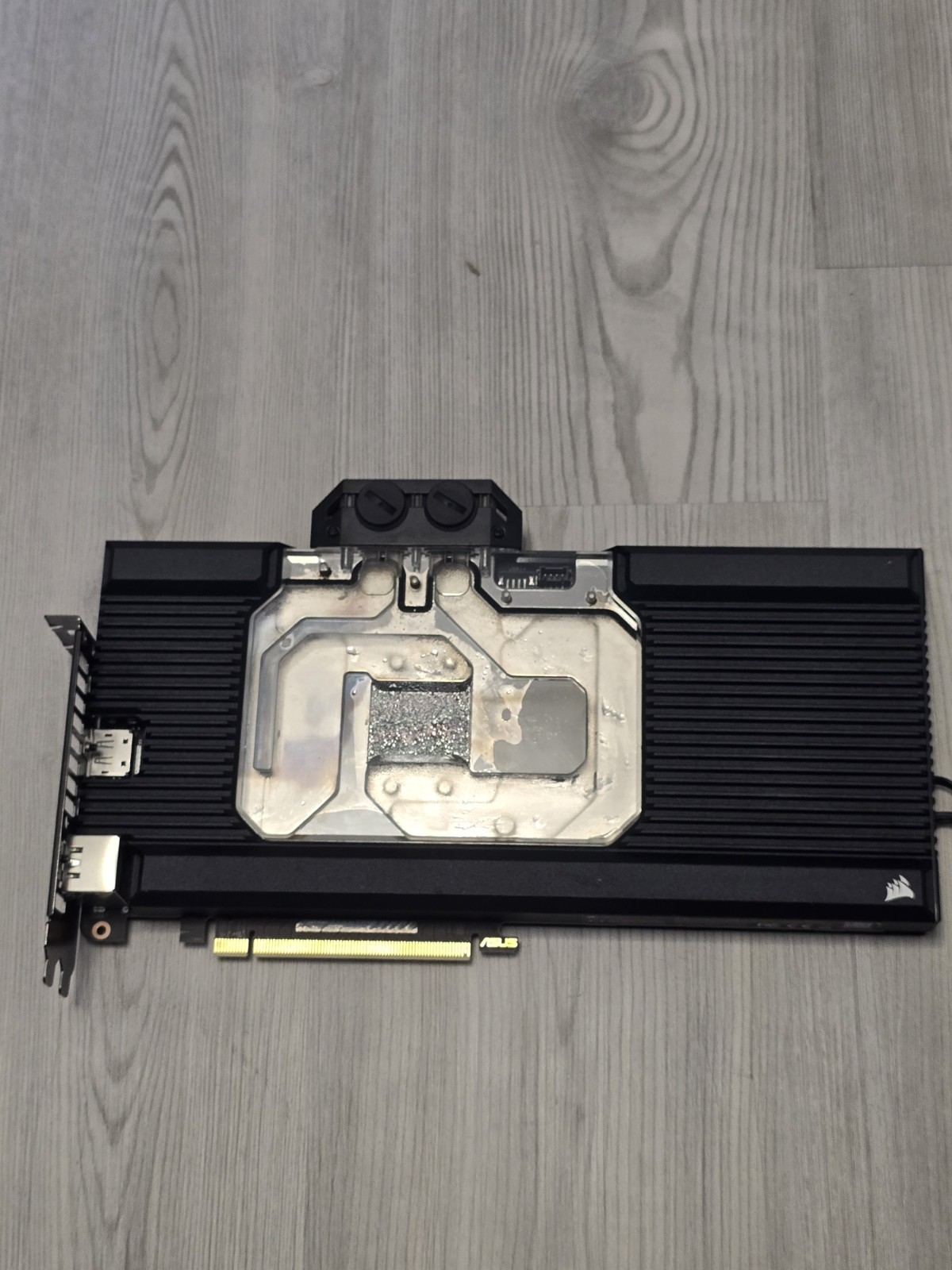 Asus Rog Strix RTX 3080ti 12GB With Corsair Water Block ( No Stock Fan Coller )