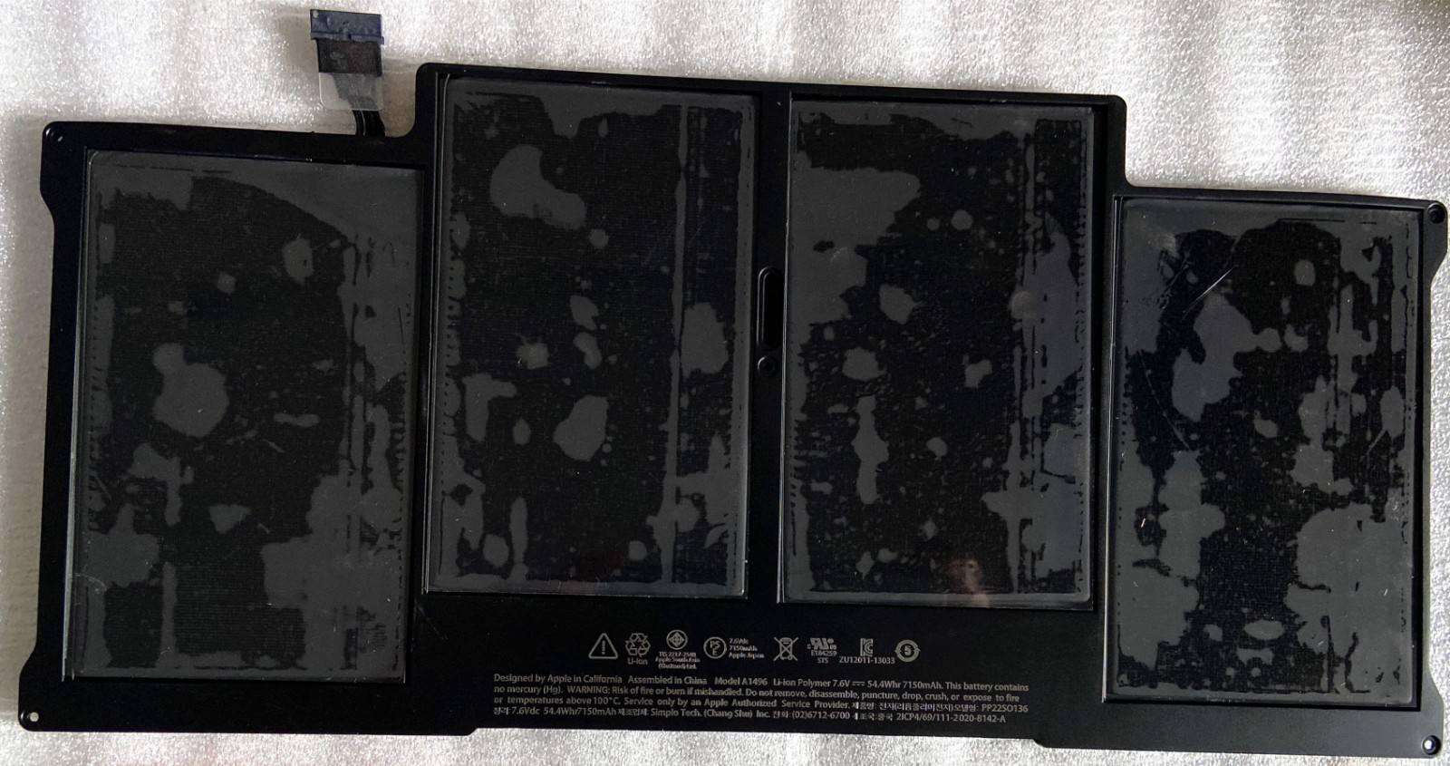 New Genuine A1496 A1405 A1466 Battery MacBook Air 13''A1369 A1377 2013-2015 2017