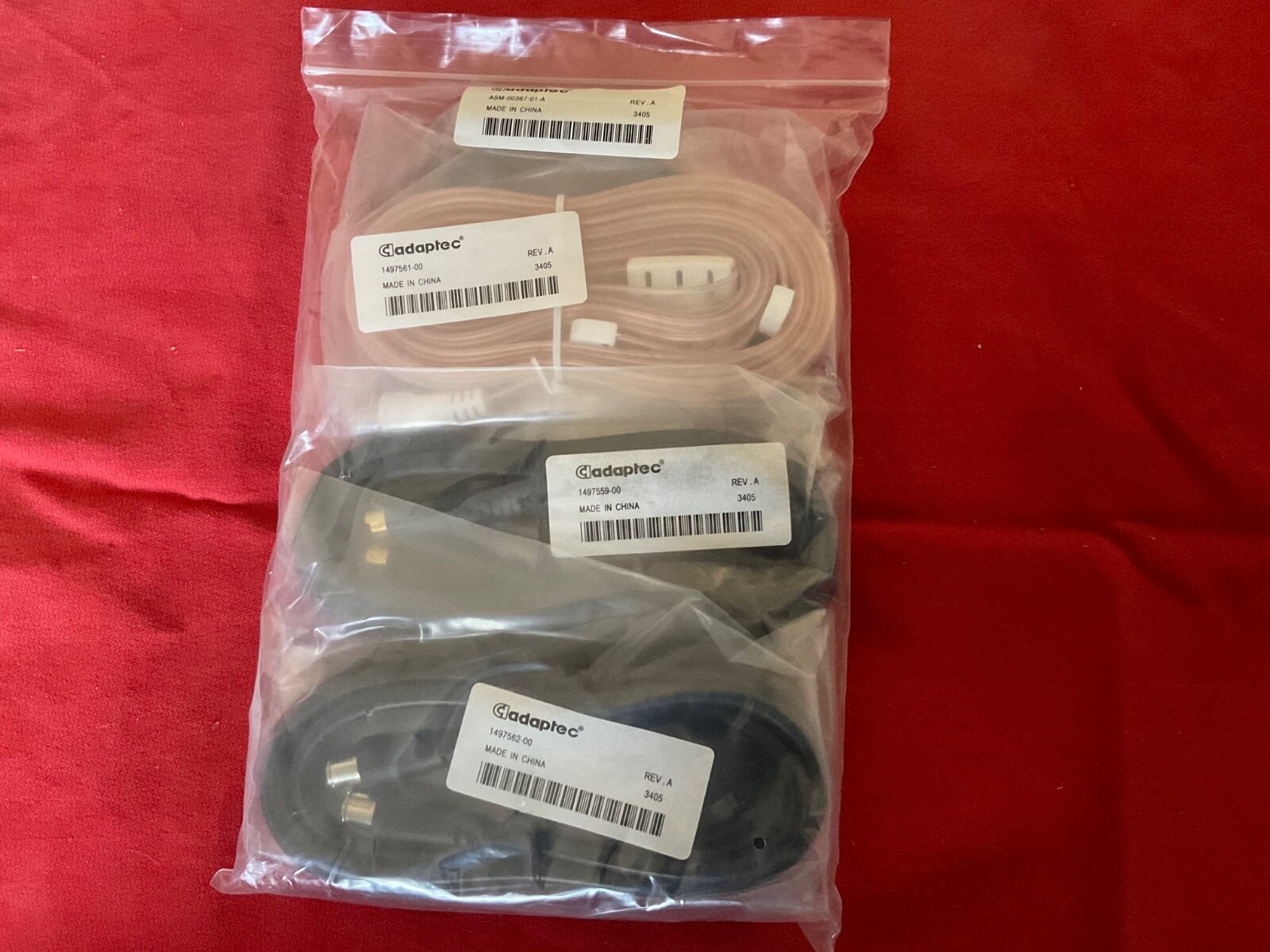 Adaptec SCSI Cable Kit –New Sealed –Model 1477546-06 –Includes Mounting Hardward