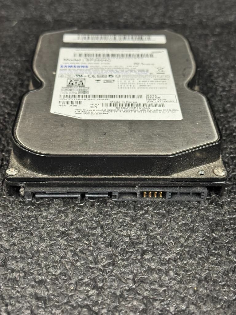 Samsung SP2504C 250GB 7,2K RPM 8MB Cache 3Gbps Spinpoint P120S SATA 2.5" HDD