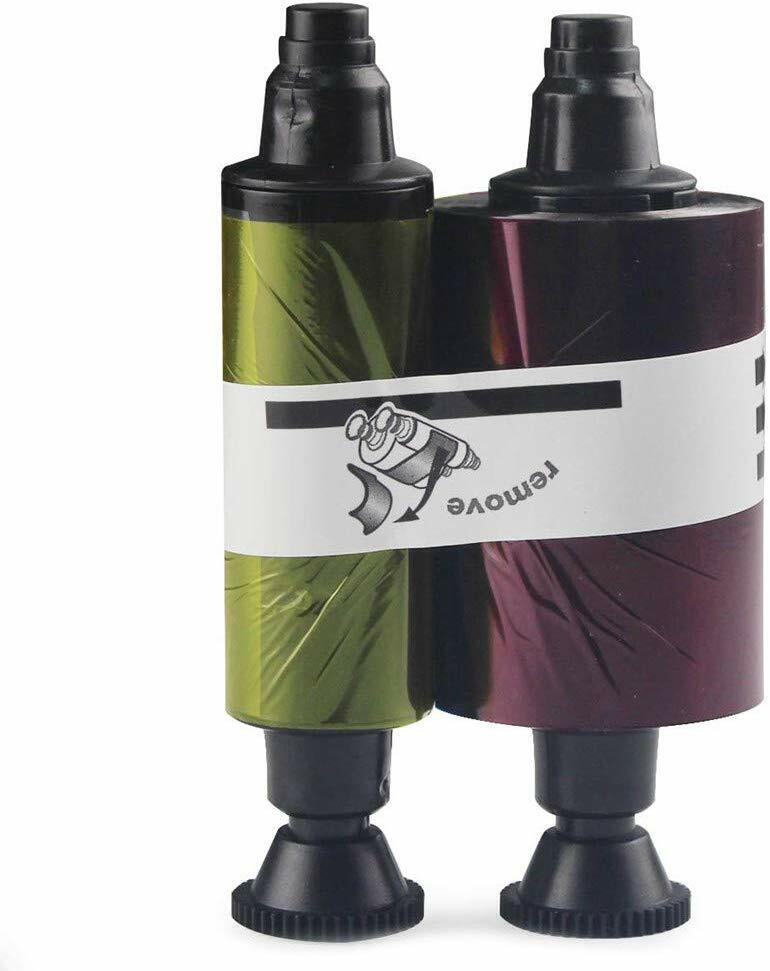 YMCKO 200 Images Evolis R3011 Color Ribbon 5 For Pebble Dualys Securion -2pk