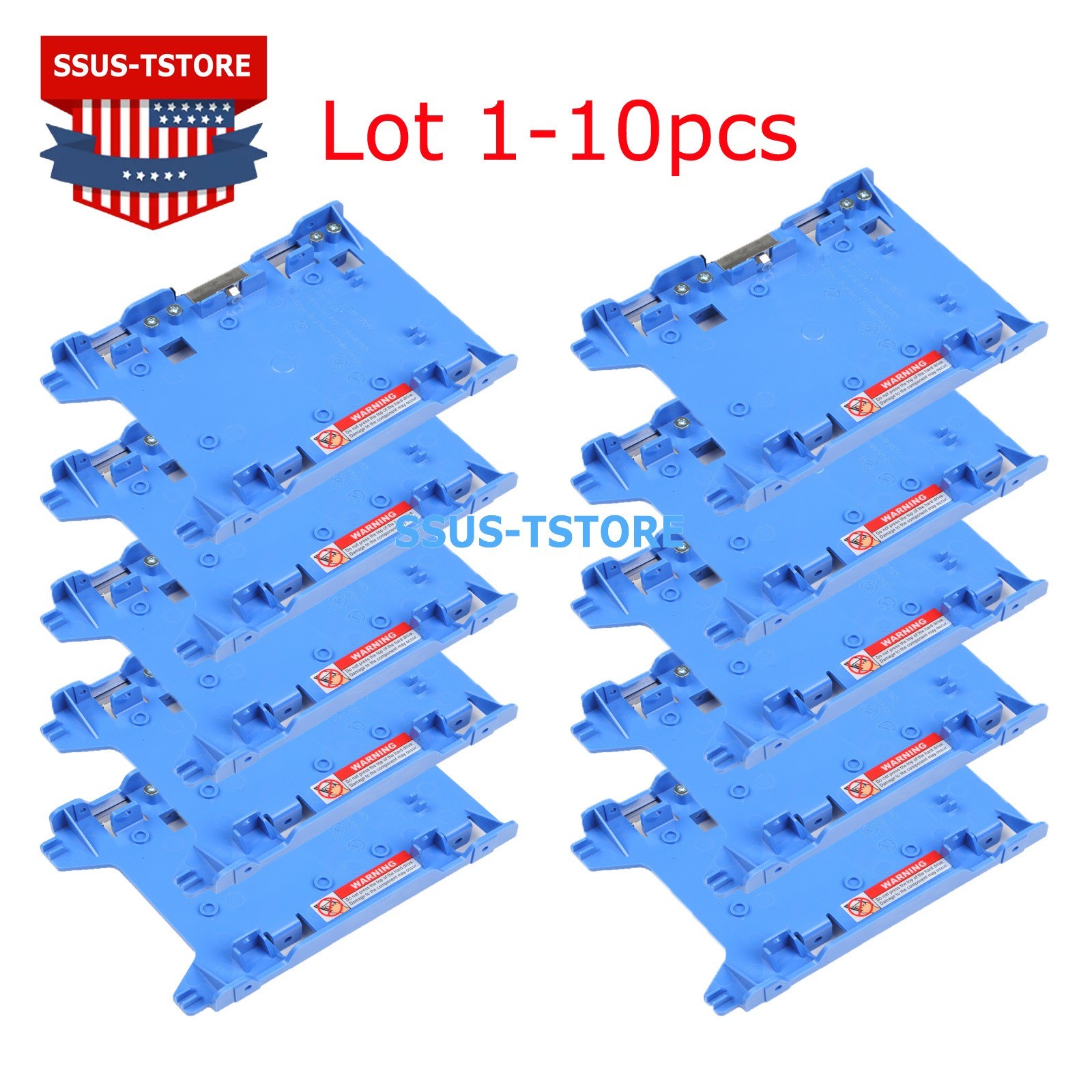 Lot For Dell R494D F767D OptiPlex 3020 7010 7020 3.5" to 2.5" Tray Caddy Adapter