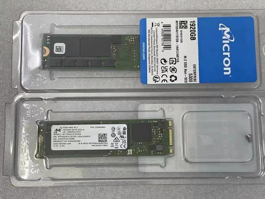 New Micron 5300 PRO 1.92TB M.2 SSD SATA 6Gb/s MTFDDAV1T9TD8-1AW16ABYYR