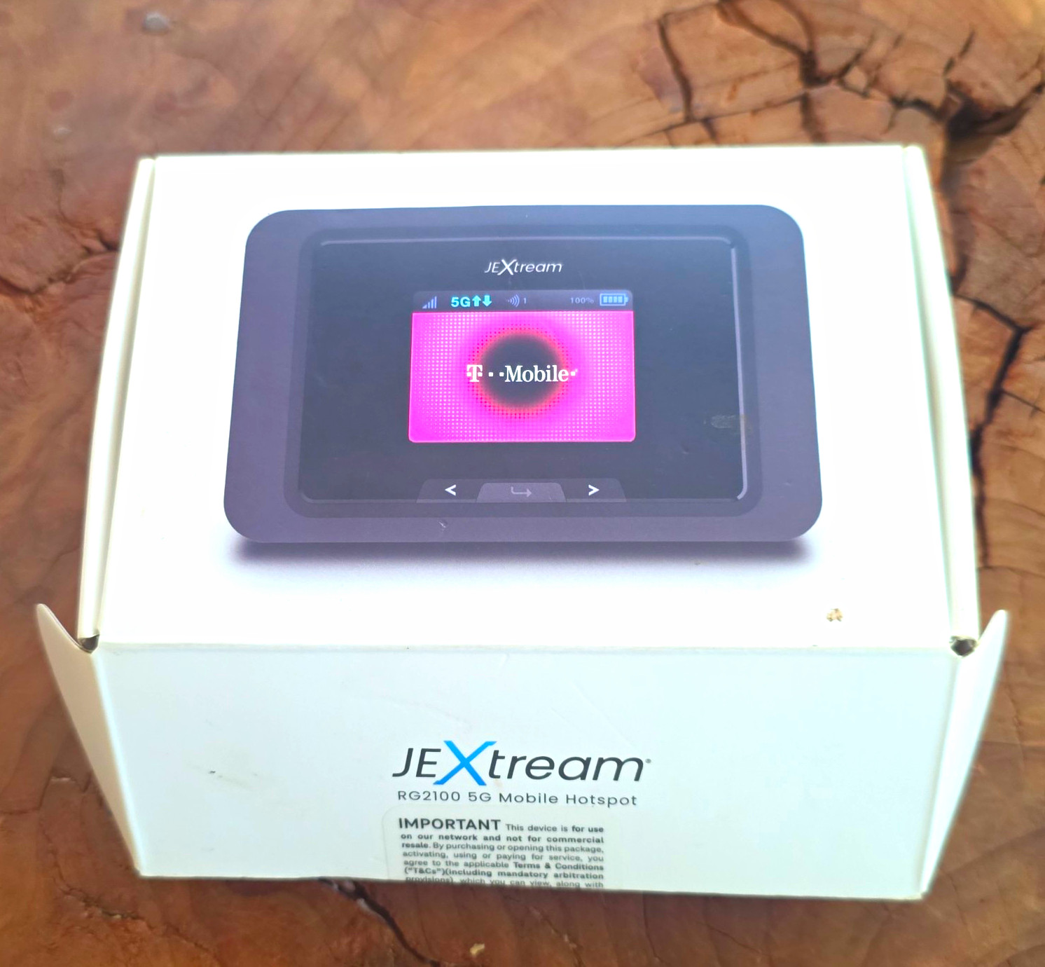 Franklin JEXtream RG2100 5G WiFi 6 Hotspot T-Mobile Battery Works No Charger