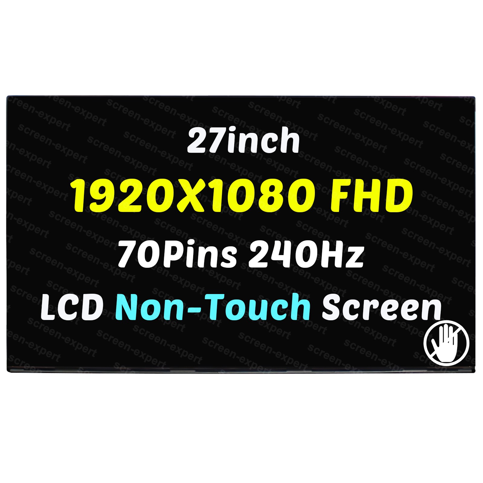 New 27in FHD LCD Display Non-Touch Screen 70Pins 240Hz for Acer XB273 GXbmiiprzx