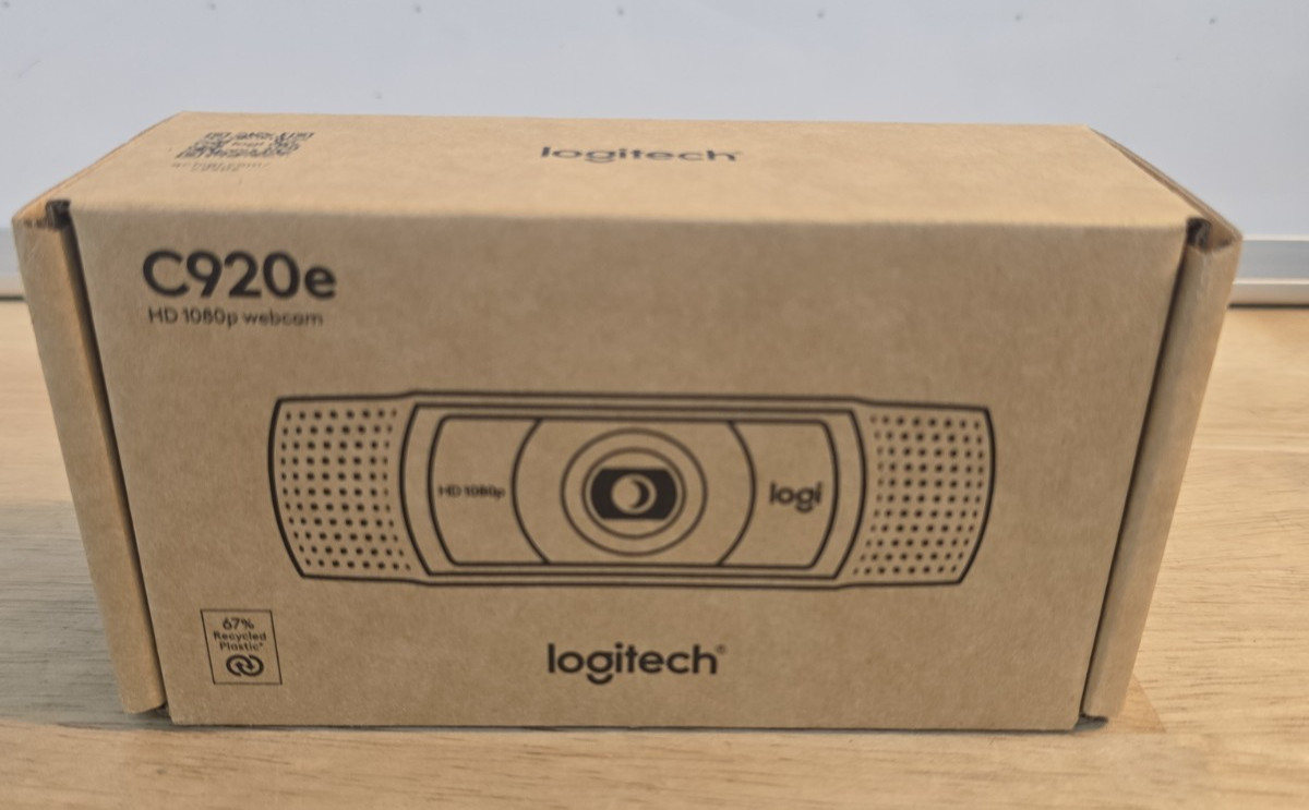 Logitech C920e HD 1080p Business Webcam Autofocus Privacy Cover USB New Black