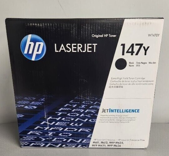 Genuine HP 147Y Extra High Yield Black Laserjet Toner Cartridge W1470Y Brand New