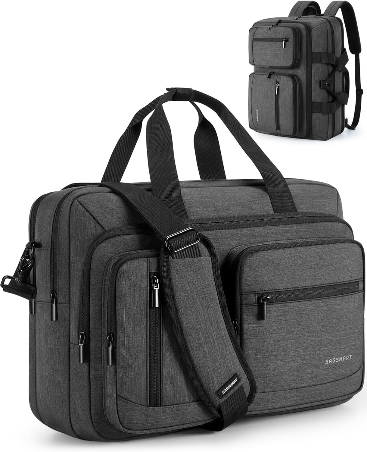 Maletin Para Laptop De Diecisiete Pulgadas Con Correa Para Hombro Negro
