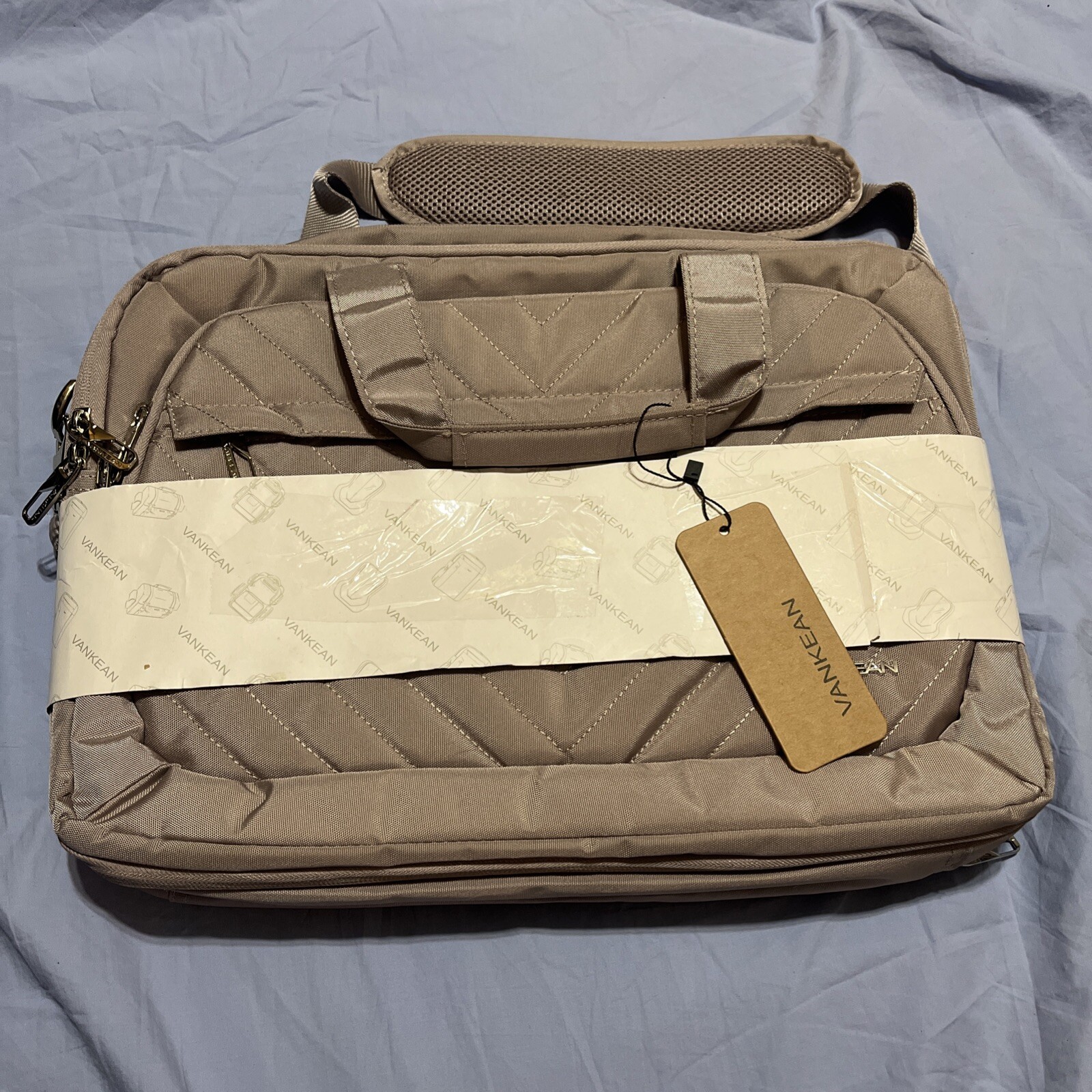 Vankean Laptop Bag Padded Shoulder Strap travel Bag School Work Computer 