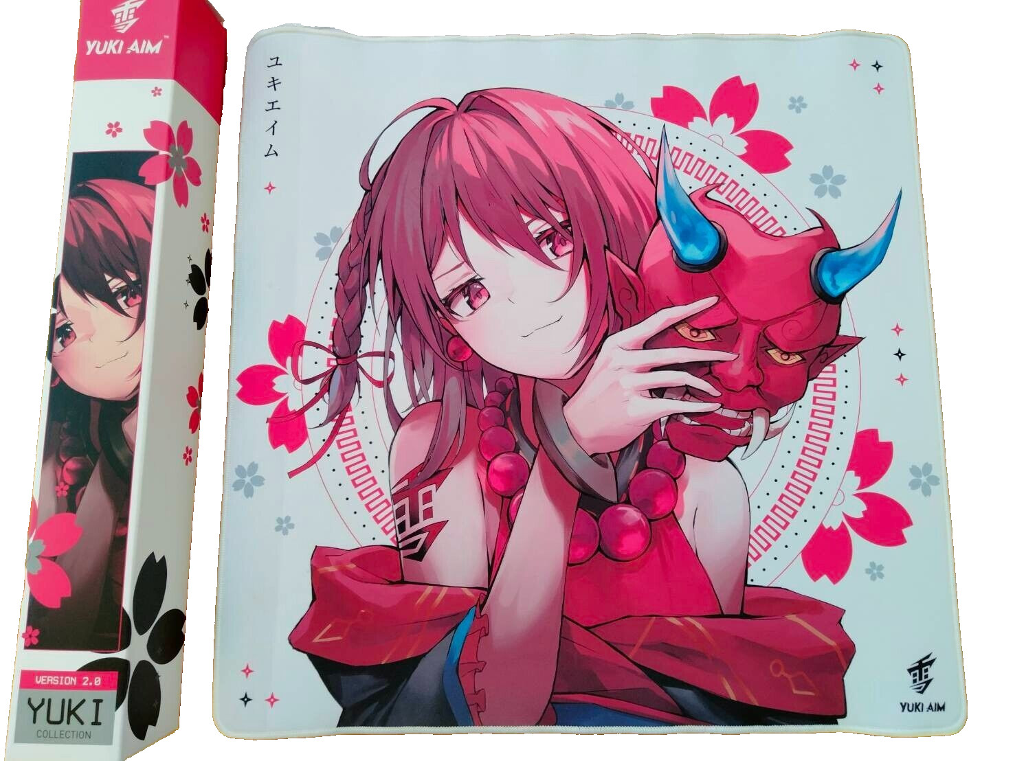 YUKI AIM 2022 Oni White Official YUKIPAD Yuki Collection Ver. 2.0 500mm x 500mm