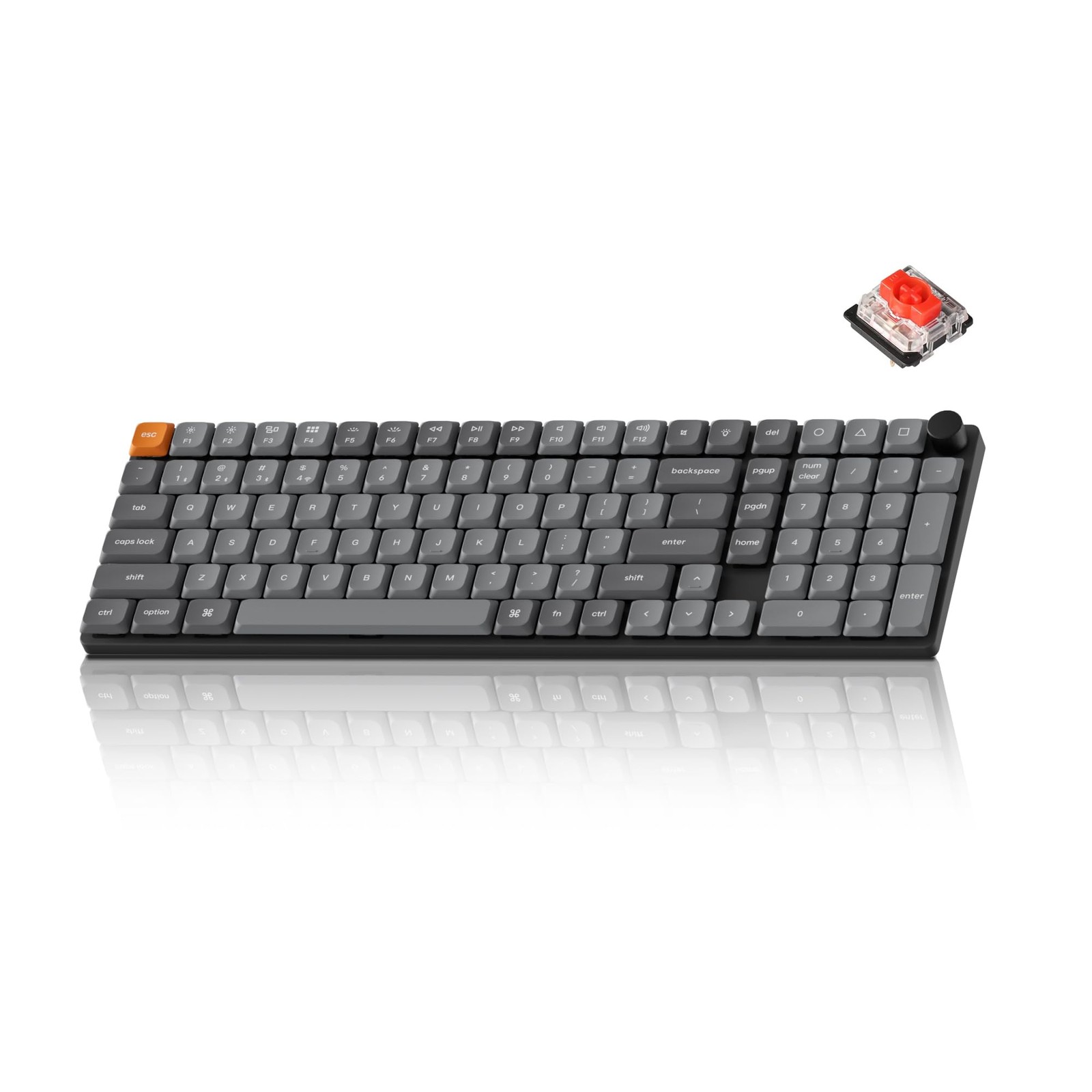 K17 Max 96% Layout QMK/Launcher Ultra-Slim Wireless/Type-C Wired Mechanical K...