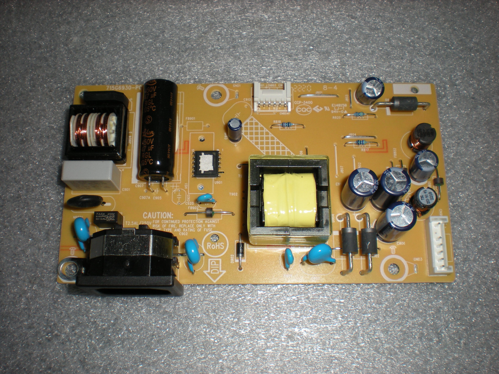 Original Genuine ASUS Power Supply Board For VP228HE 22" LCD Monitor