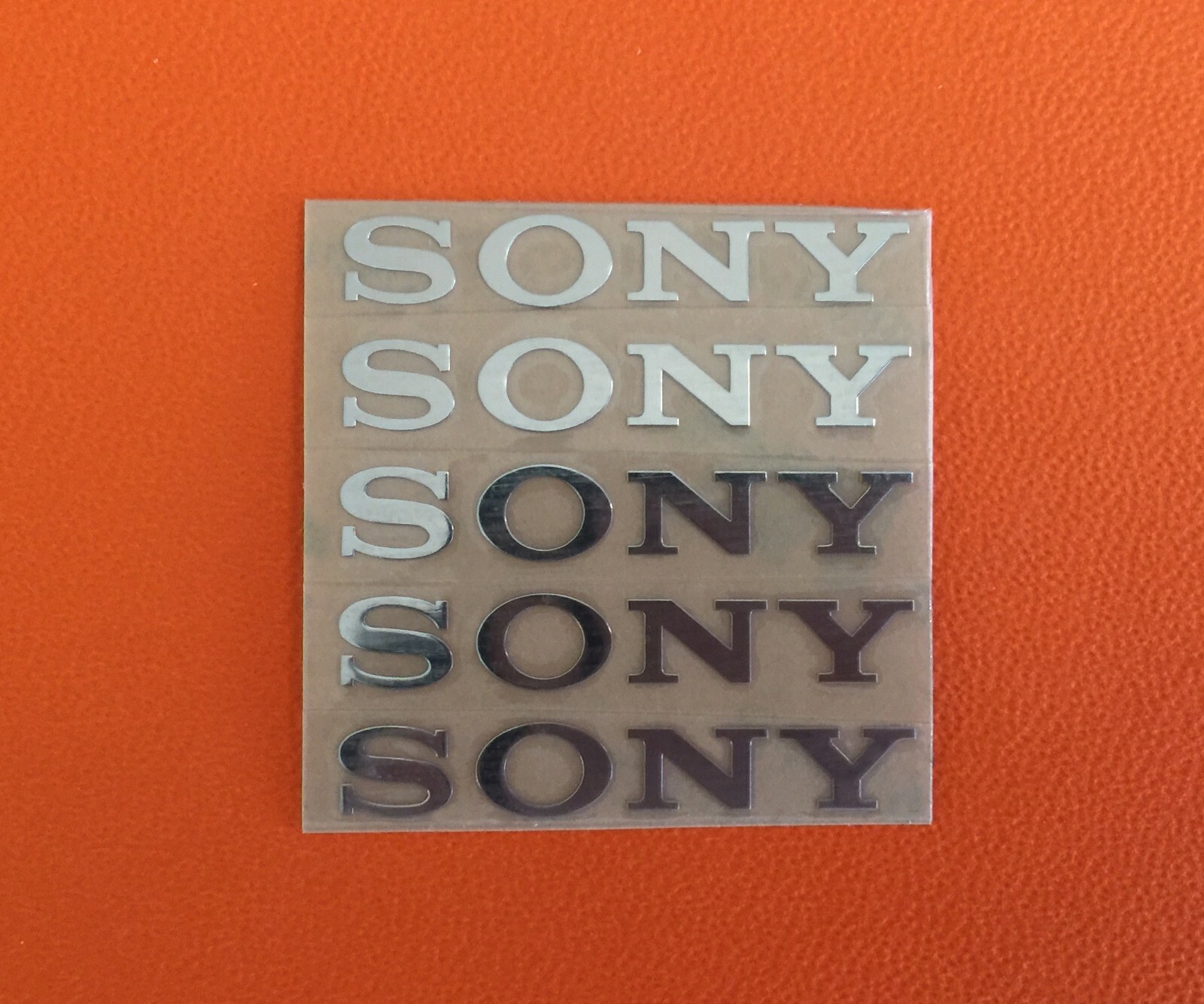 5 pcs Sticker for Sony Silver Logo TV PlayStation Game Laptop Desktop 30mm x5mm