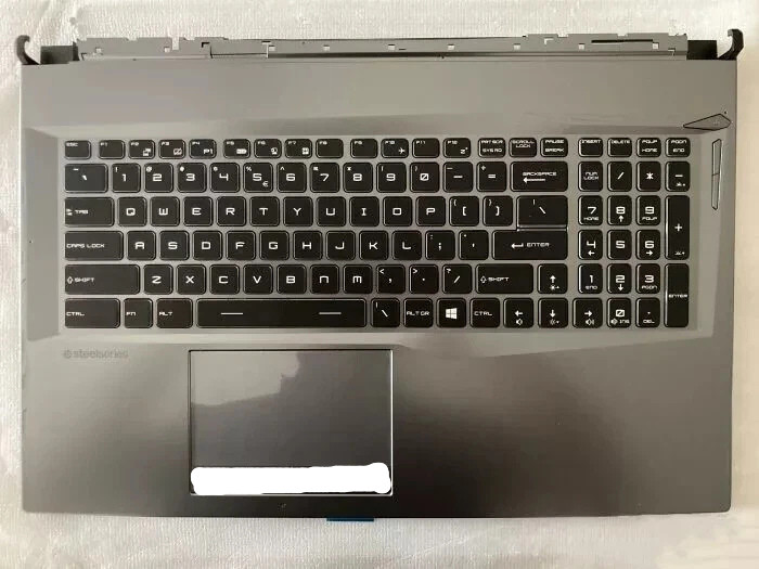 for MSI GP75 GP75VR NO TOUCHPAD KEYS Palmrest Keyboard Colorful MS-17E2 Top 1x