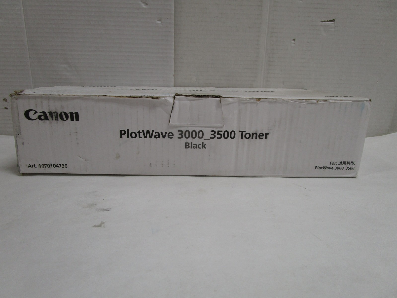 CANON 1070104736 New Genuine1 bottle Black Toner PlotWave 3000 3500 NEW SEALED