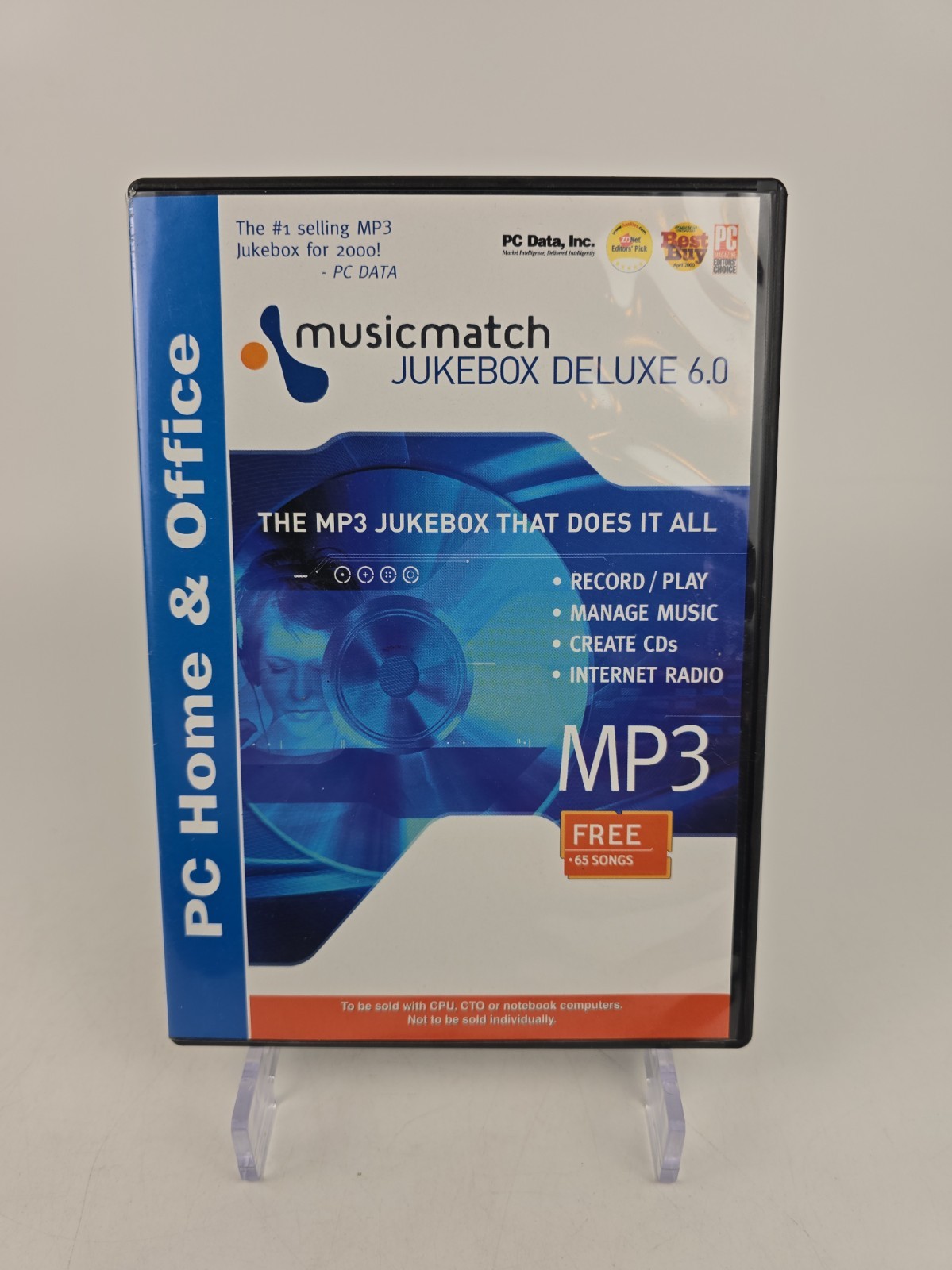 MusicMatch Jukebox 6 Deluxe PC CD manage collection digital mp3 music file songs