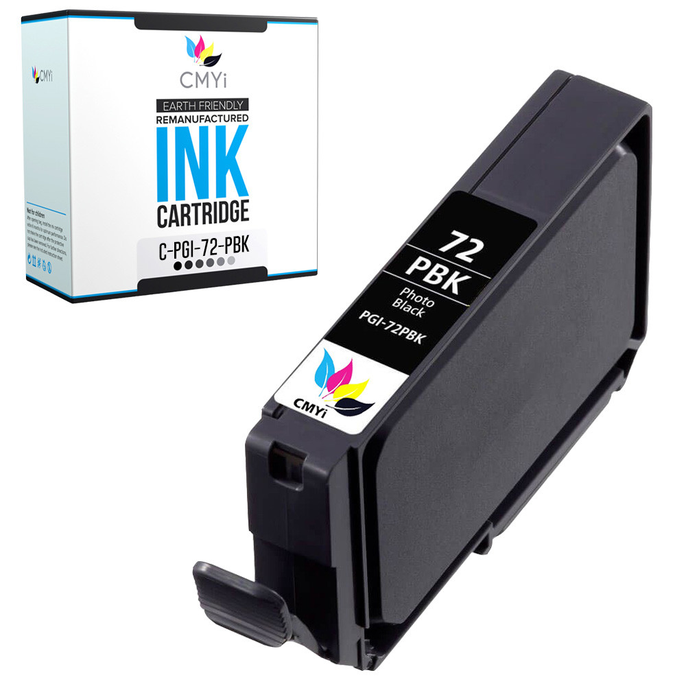 1PK Compatible Canon PGI-72 Photo Black Ink Cartridge for Canon PIXMA PRO-10 10S