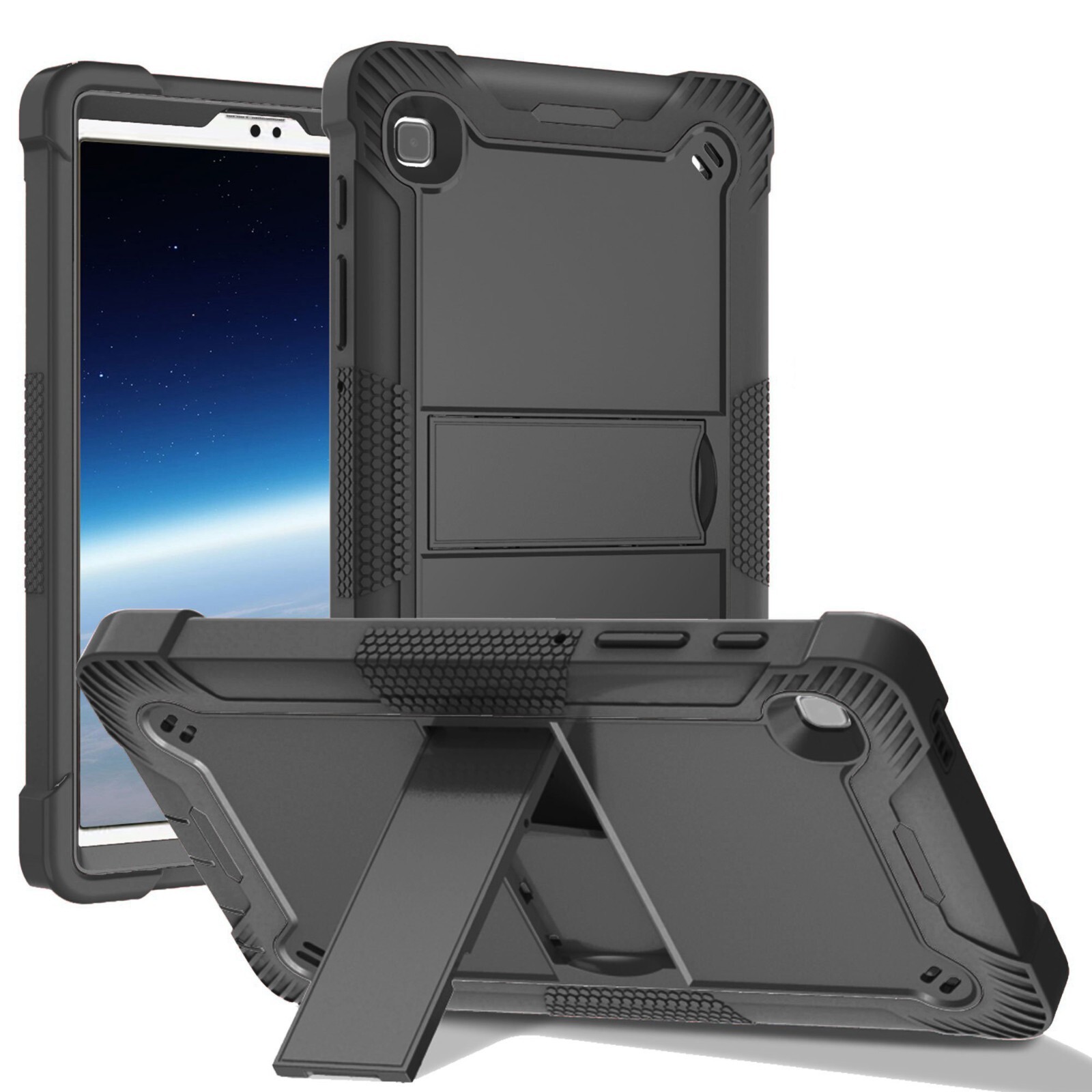 Hybrid Armor Rugged Stand Case Cover For Samsung Galaxy Tab A11 / A11 Plus(2025)