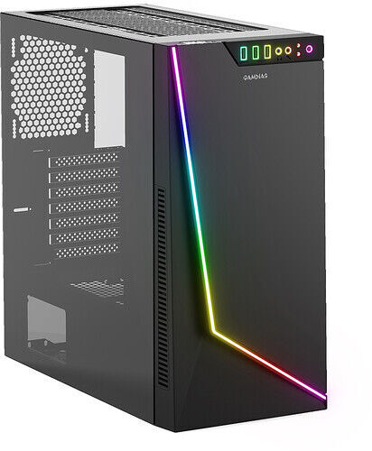 GAMDIAS Mid Tower Case - Black (‎‎GD-ARGUS M1)