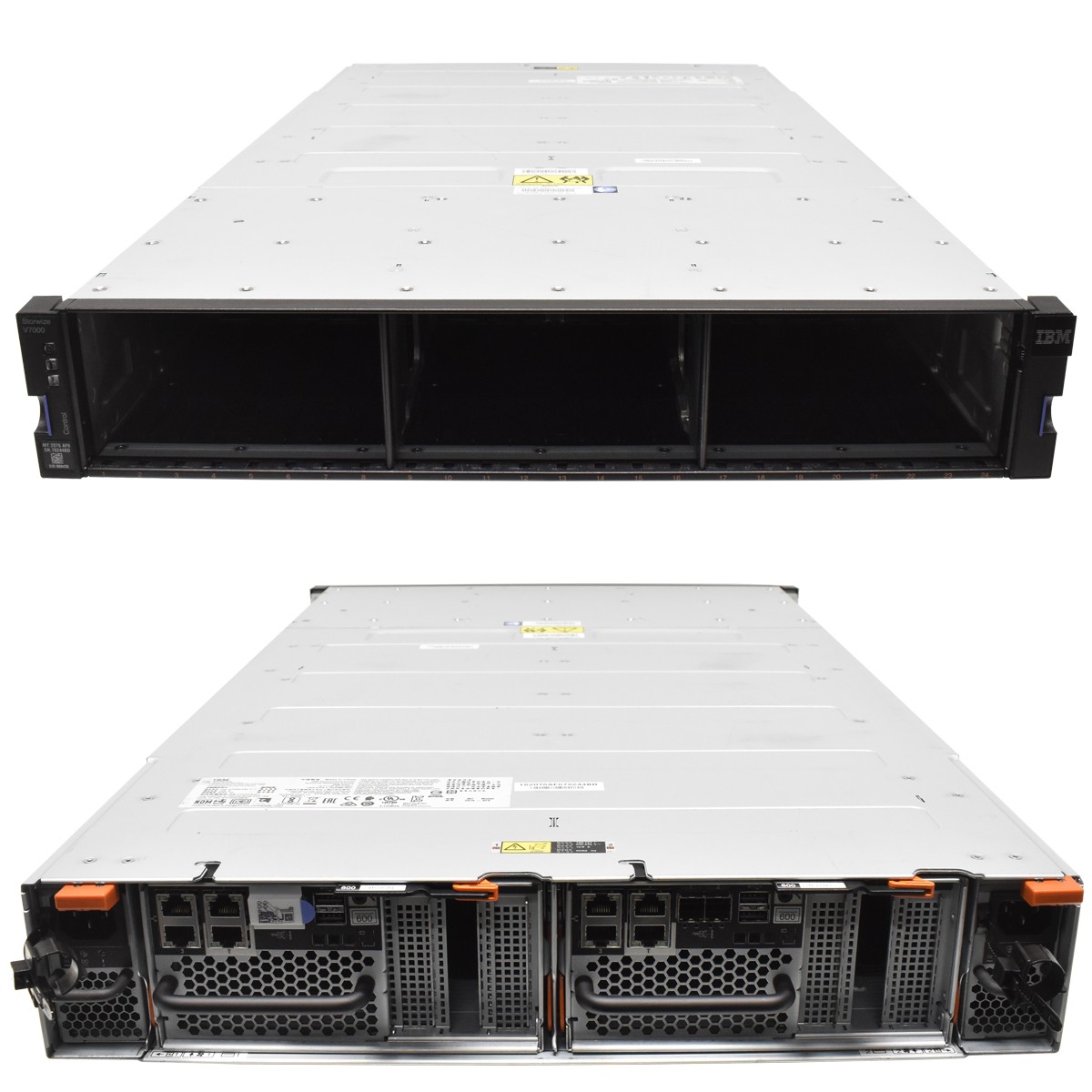 IBM Storwize V7000F G2 2076 AF6 2x Controllers 01LJ743 2xE5-2618L V4 24xSFF 2...