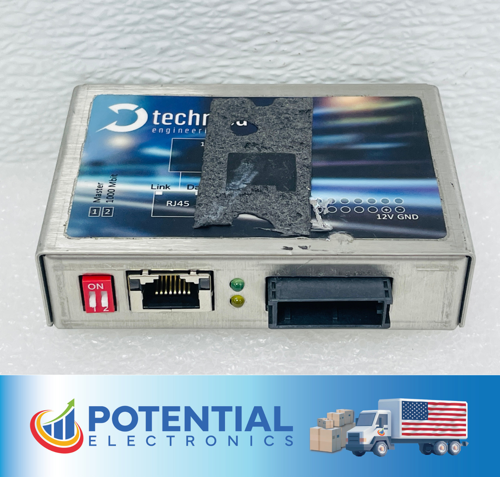 USED - Technica Engineering 100/1000 BASE-T1 Media Converter With 