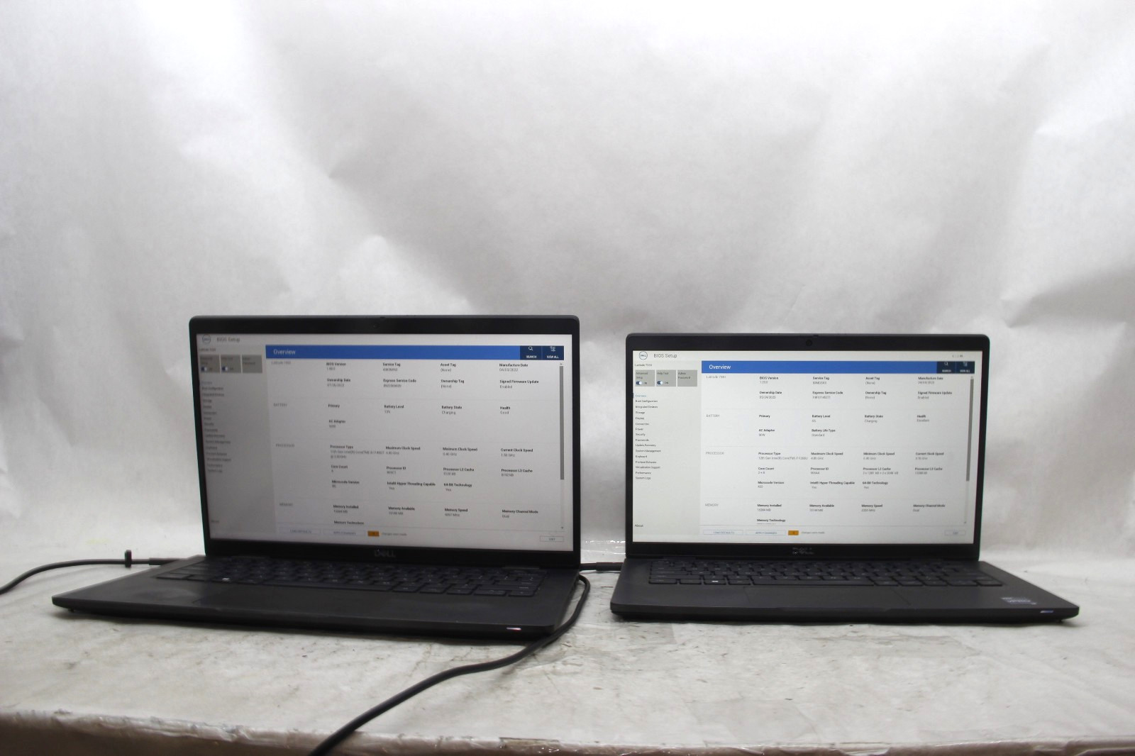 Lot of 1 Dell Latitude 7330 & 1 7420 14" Laptops i5 & i7 16 GB RAM NO SSDS AS-IS