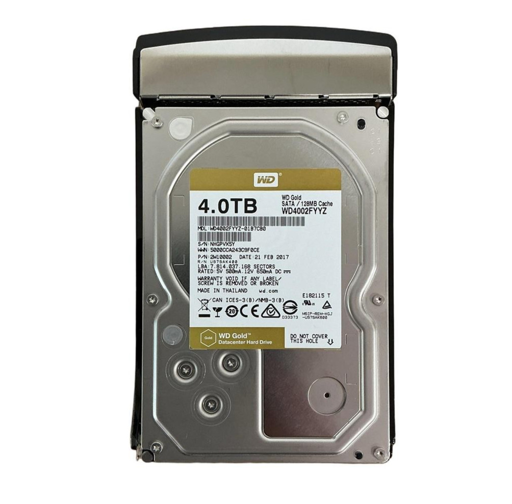 WD4002FYYZ-01B7CB0 2W10002 4TB 7200rpm SATA 6Gbs 128MB 3.5" GOLD DATACENTER HDD