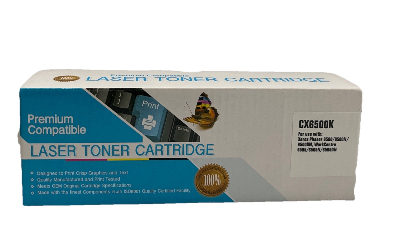 PREMIUM COMPATIBLE LASER TONER CARTRIDGE CX6500K (BLK) Xerox 6500/6500N/6500DN