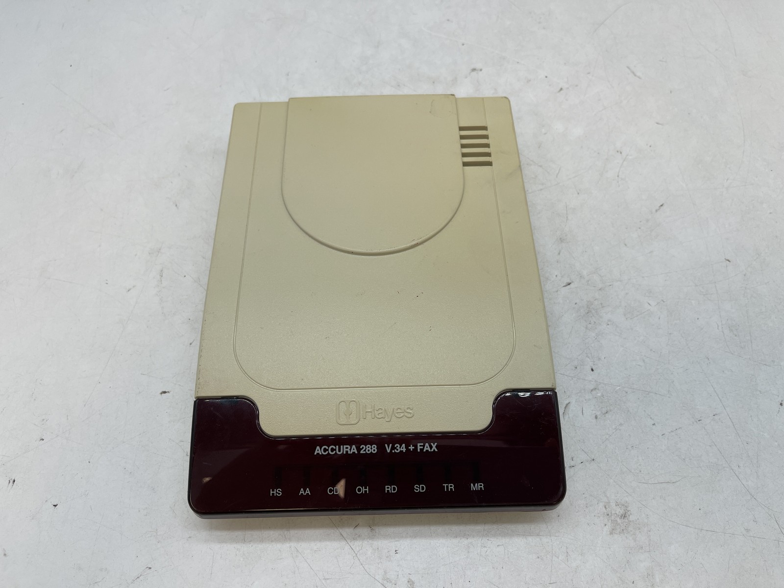Vintage Hayes Accura 288 V.34+FAX External Dial-Up Modem(Model 5337AM)-Free S/H