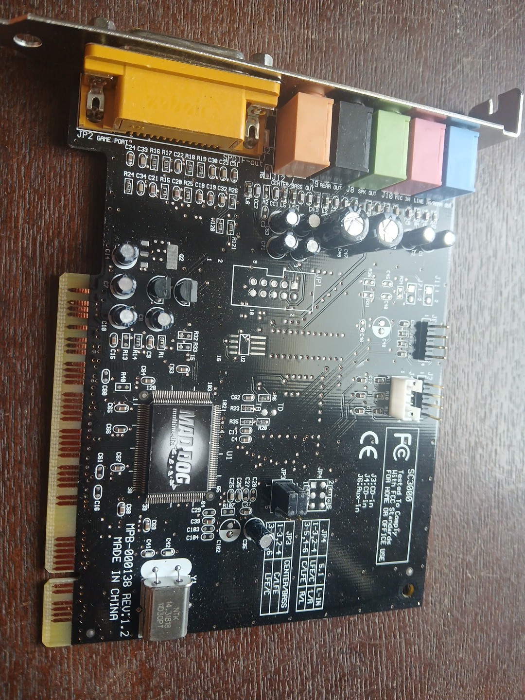 Diamond Multimedia SC3000 PCI internal sound card