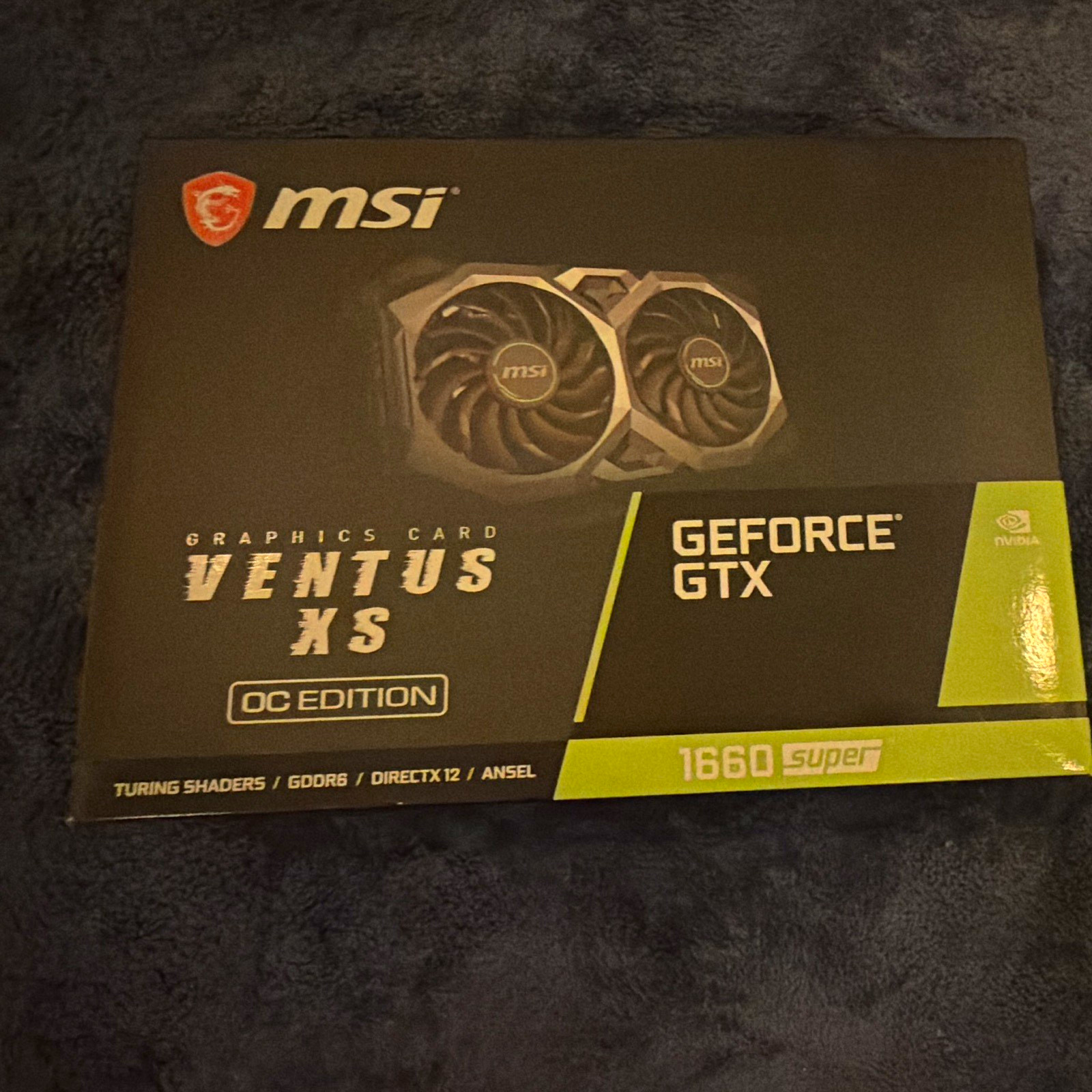 MSI GeForce GTX 1660 SUPER VENTUS XS OC 6GB GDDR6 VR Ready HDMI/DP