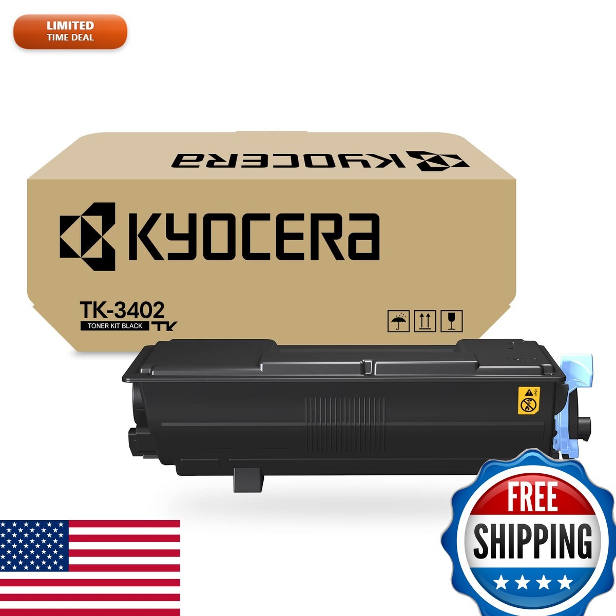 KYOCERA TK-3402 Black Toner Cartridge for PA4500x MA4500ifx MA4500ix