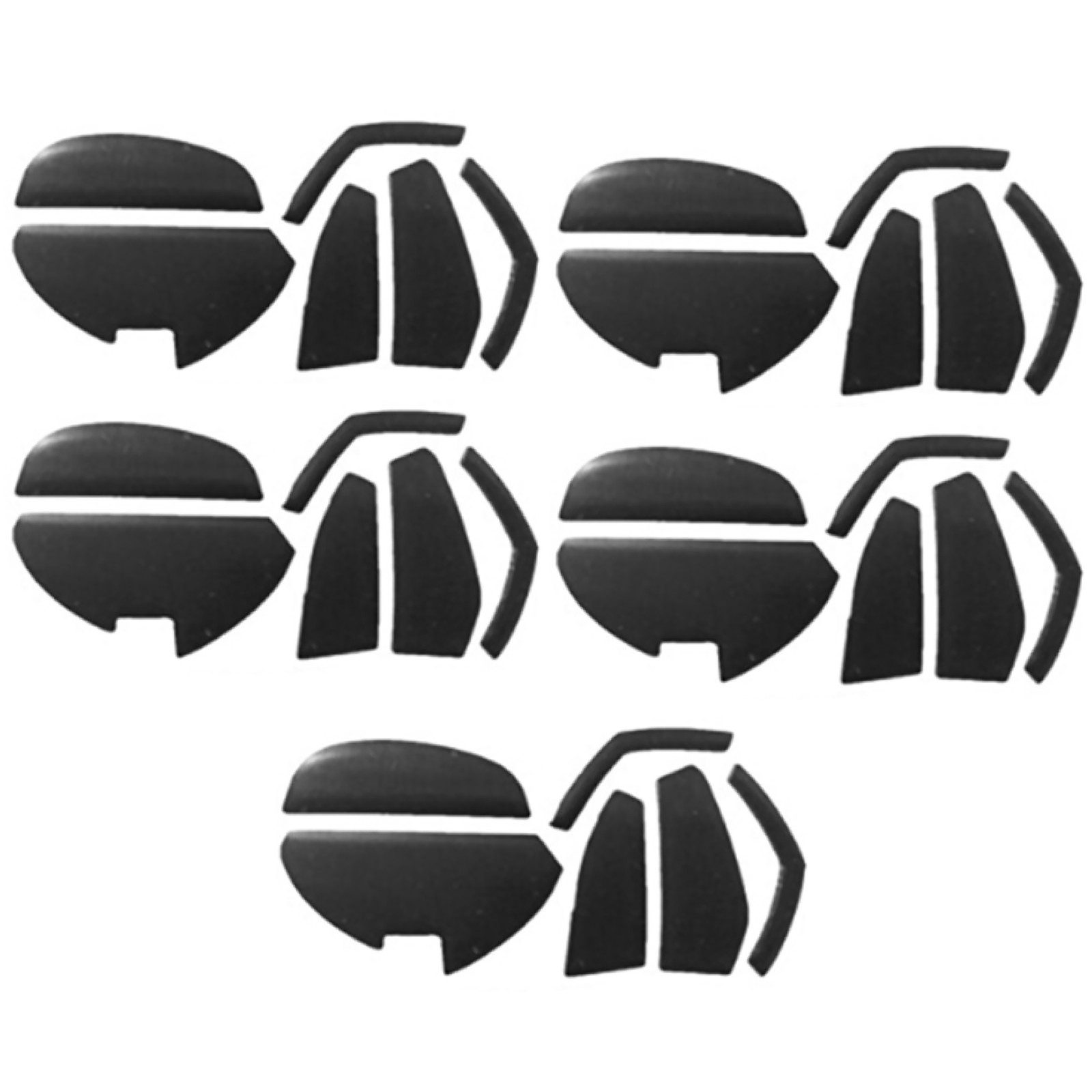 0.75mm Thick Pads Mouse Feet Stickers For Logitech G602 Wireless Gaming Mouse f