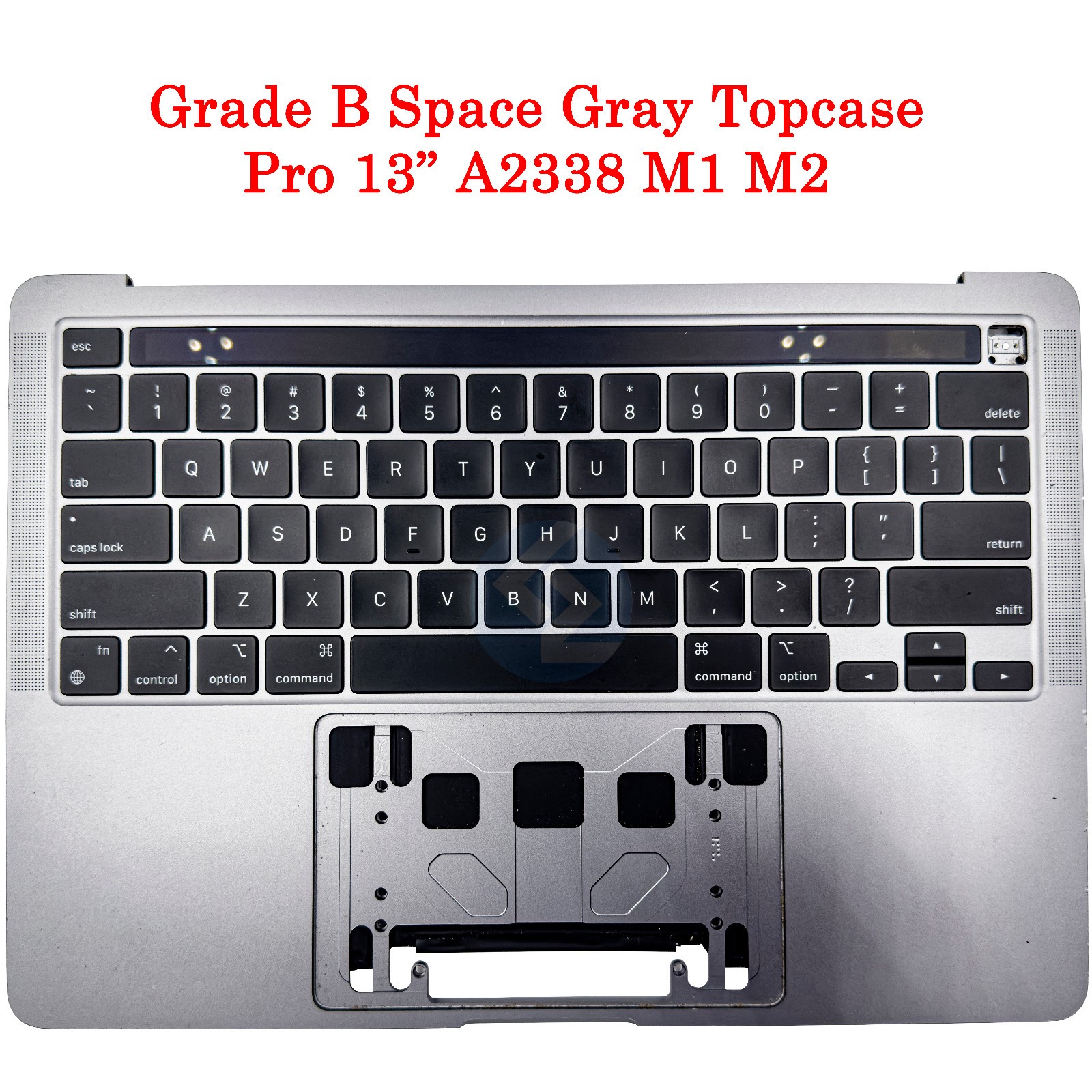 Grade B Space Gray Keyboard Topcase Battery A2171 Macbook Pro 13" A2338 M2 2022